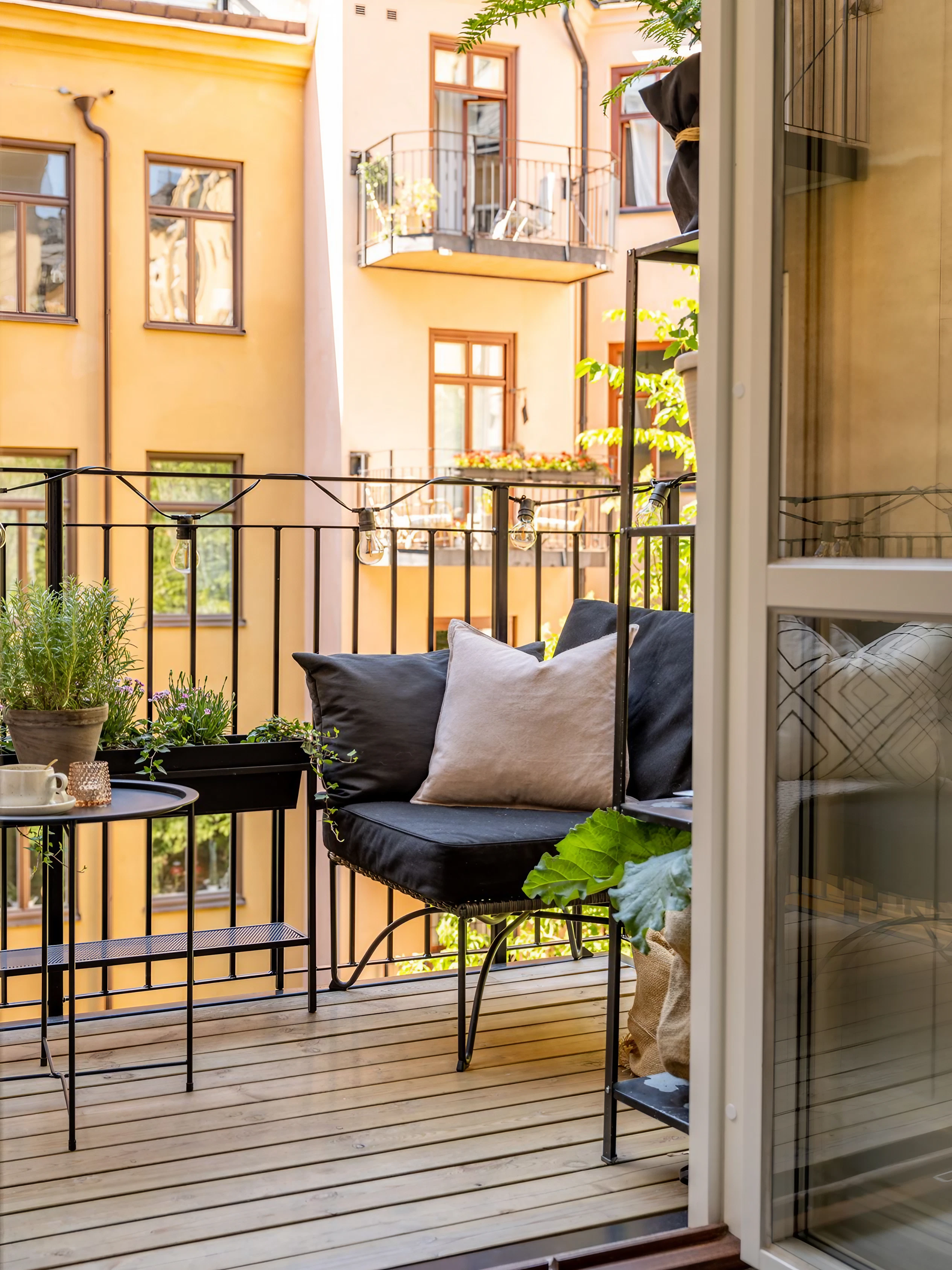 balcon appartement Suède