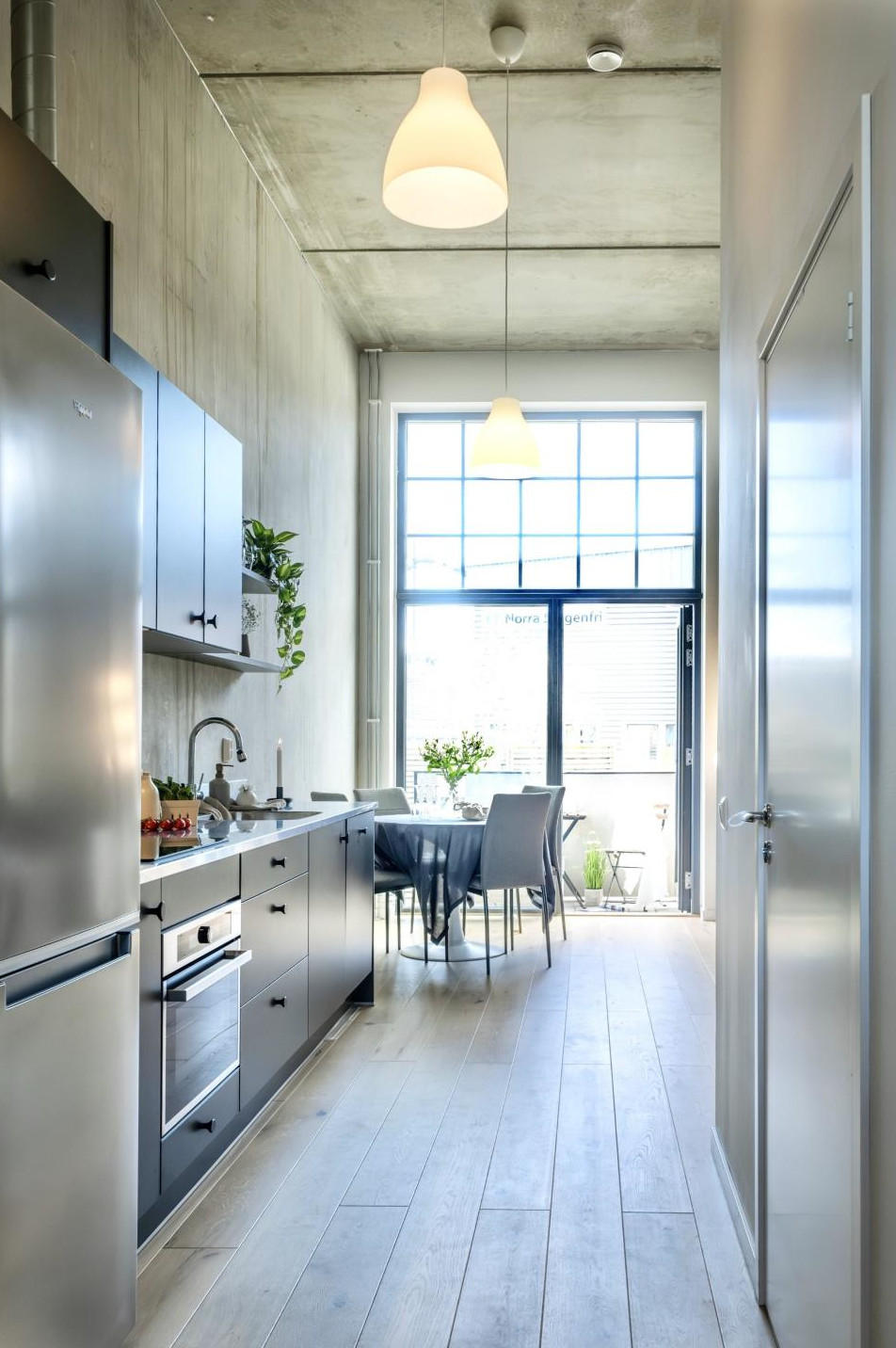 cuisine murs béton mini loft 55m2 cuisine murs béton mini loft 55m2