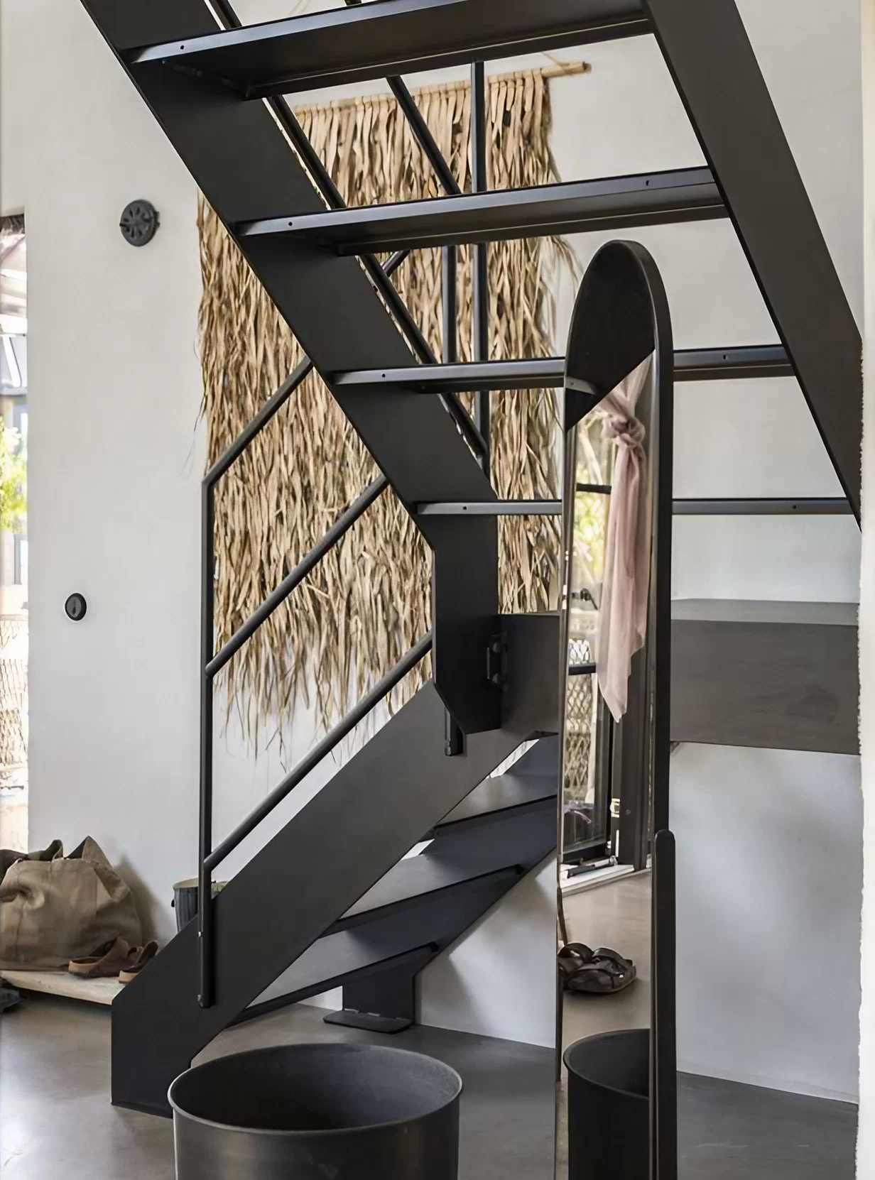 escalier acier