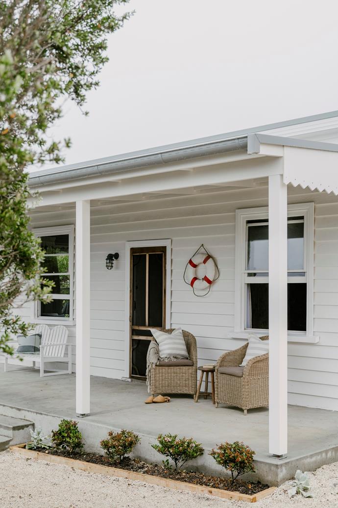 terrasse en bois maison bord de mer