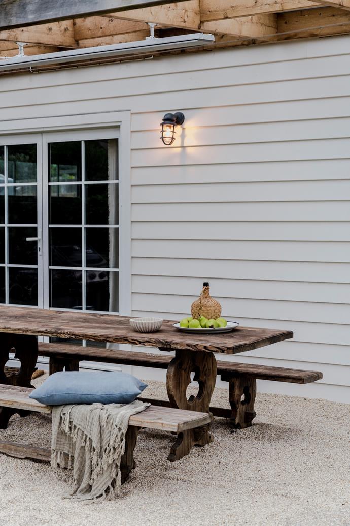 terrasse avec pergola bois