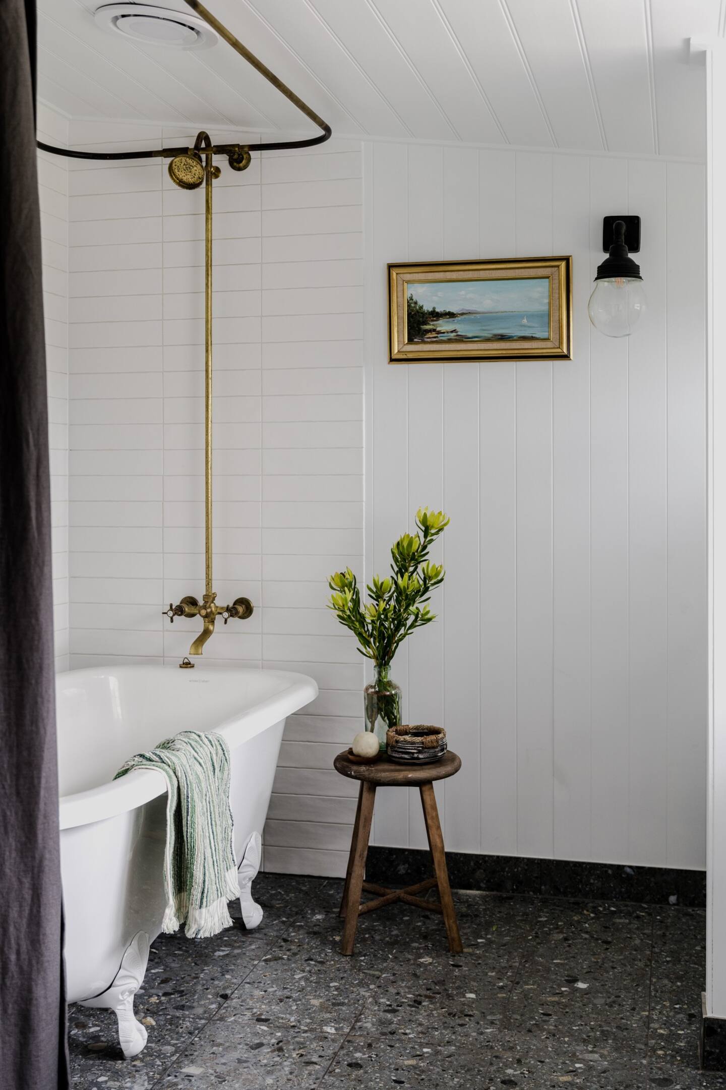 salle de bain vintage
