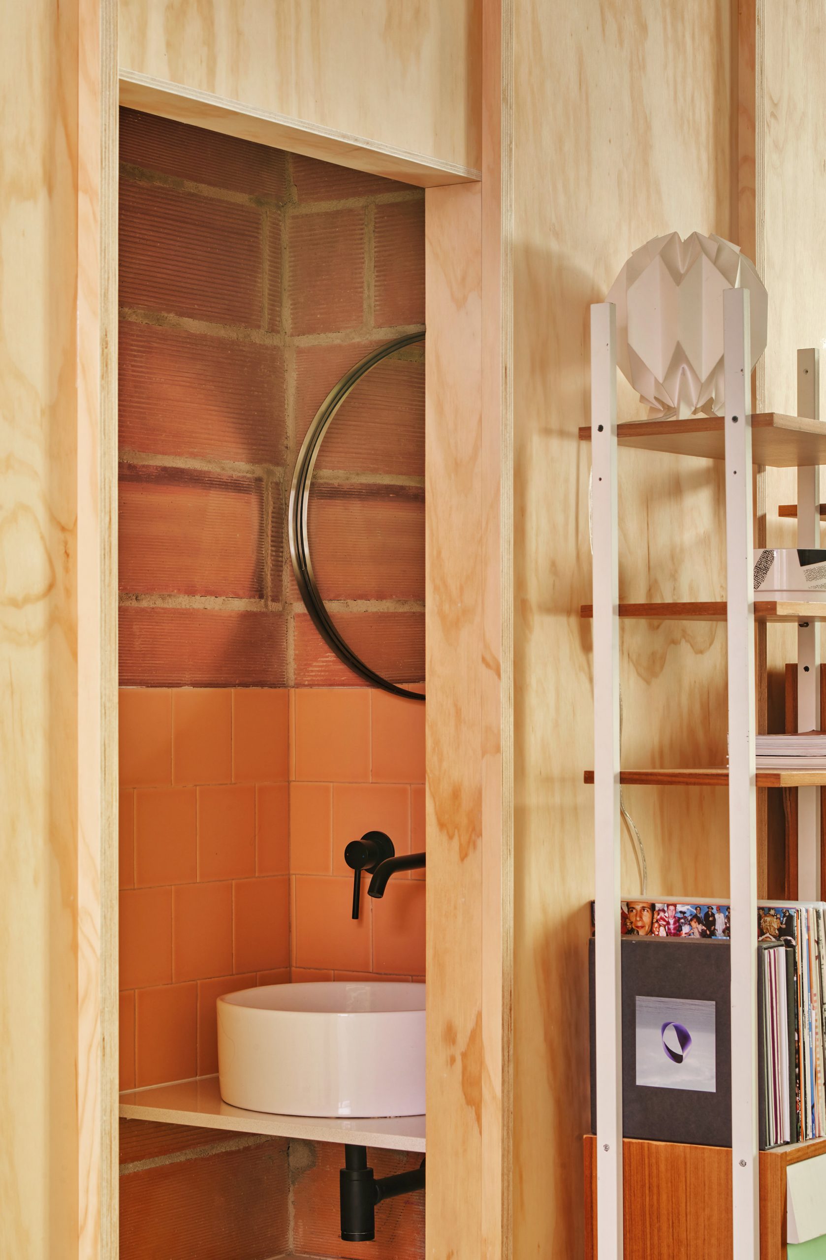 salle de bain terracotta