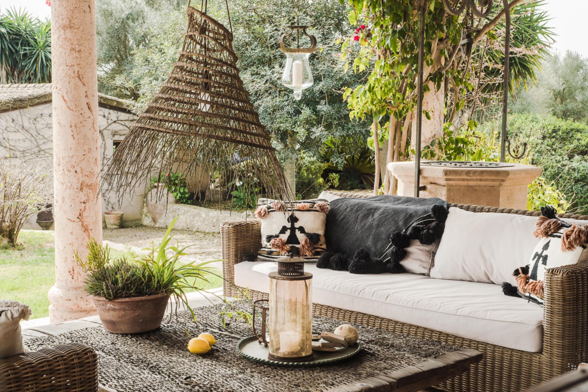 terrasse maison en pierres