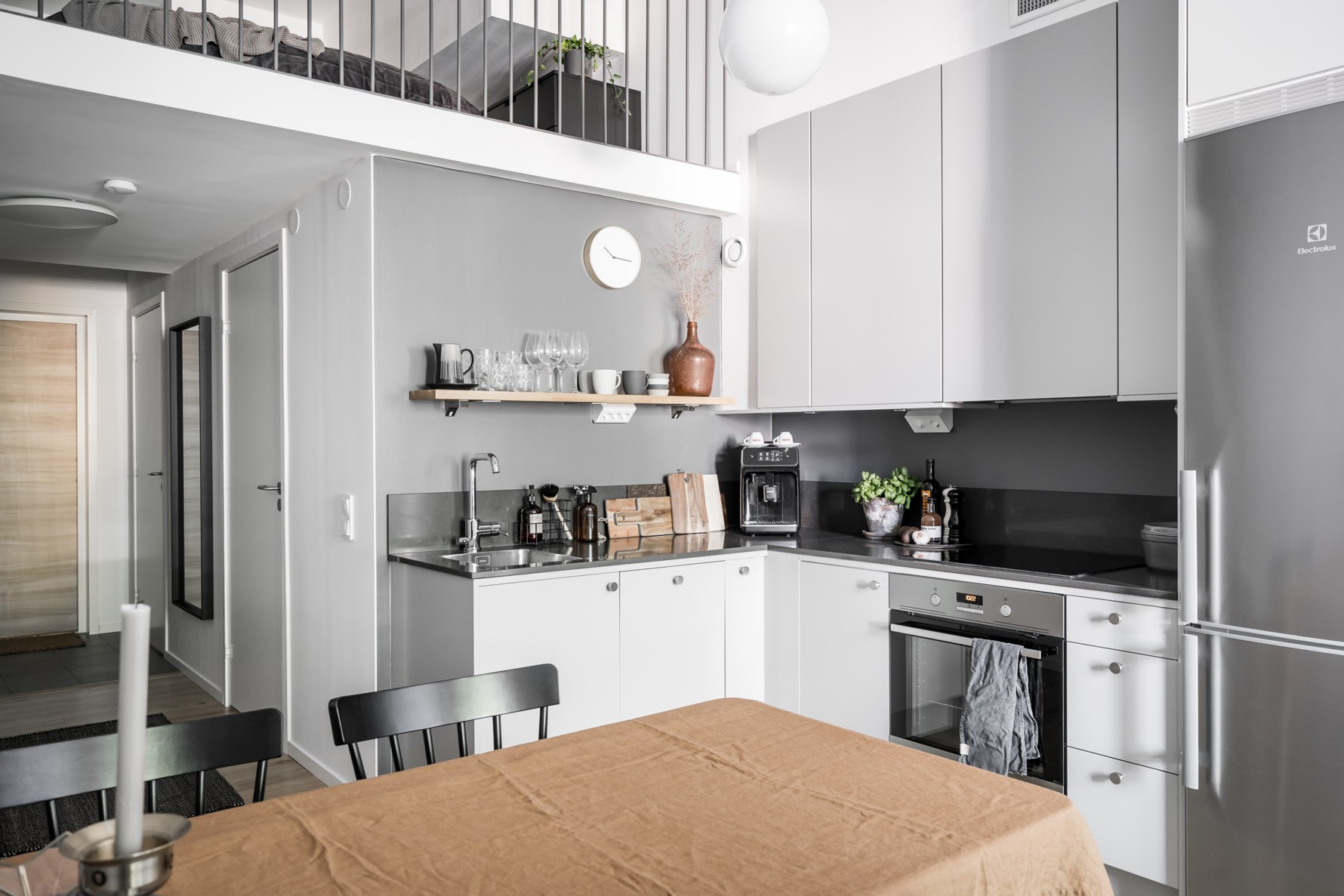 cuisine blanche en L cuisine blanche en L