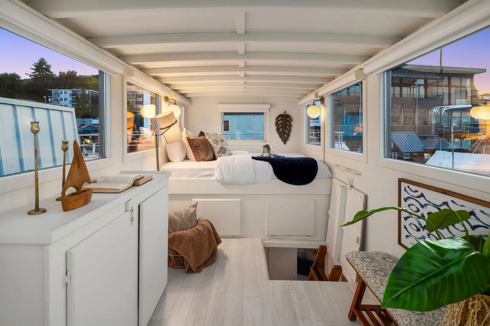 chambre houseboat petite maison 46m2