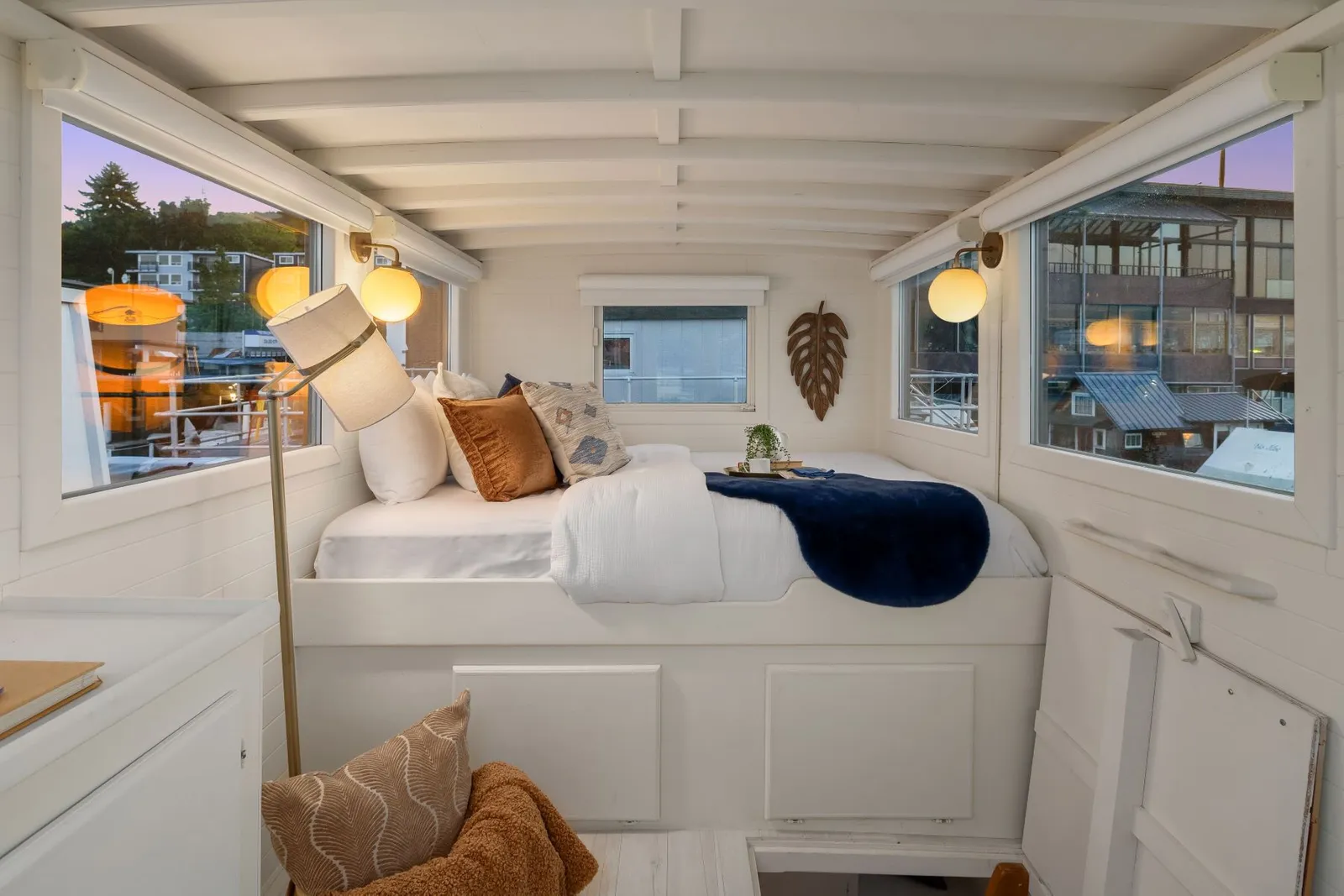 chambre houseboat petite maison 46m2