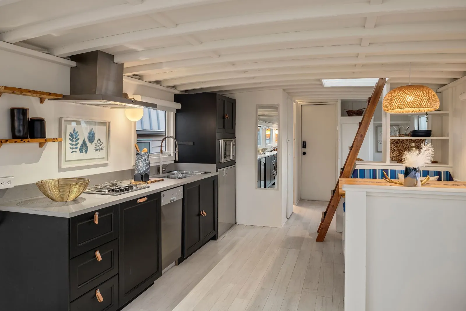 cuisine houseboat petite maison 46m2