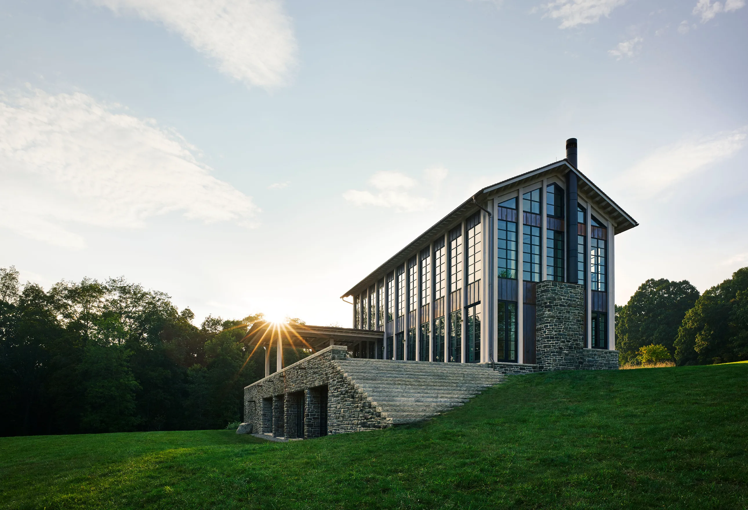 ferme moderne Hudson Valley