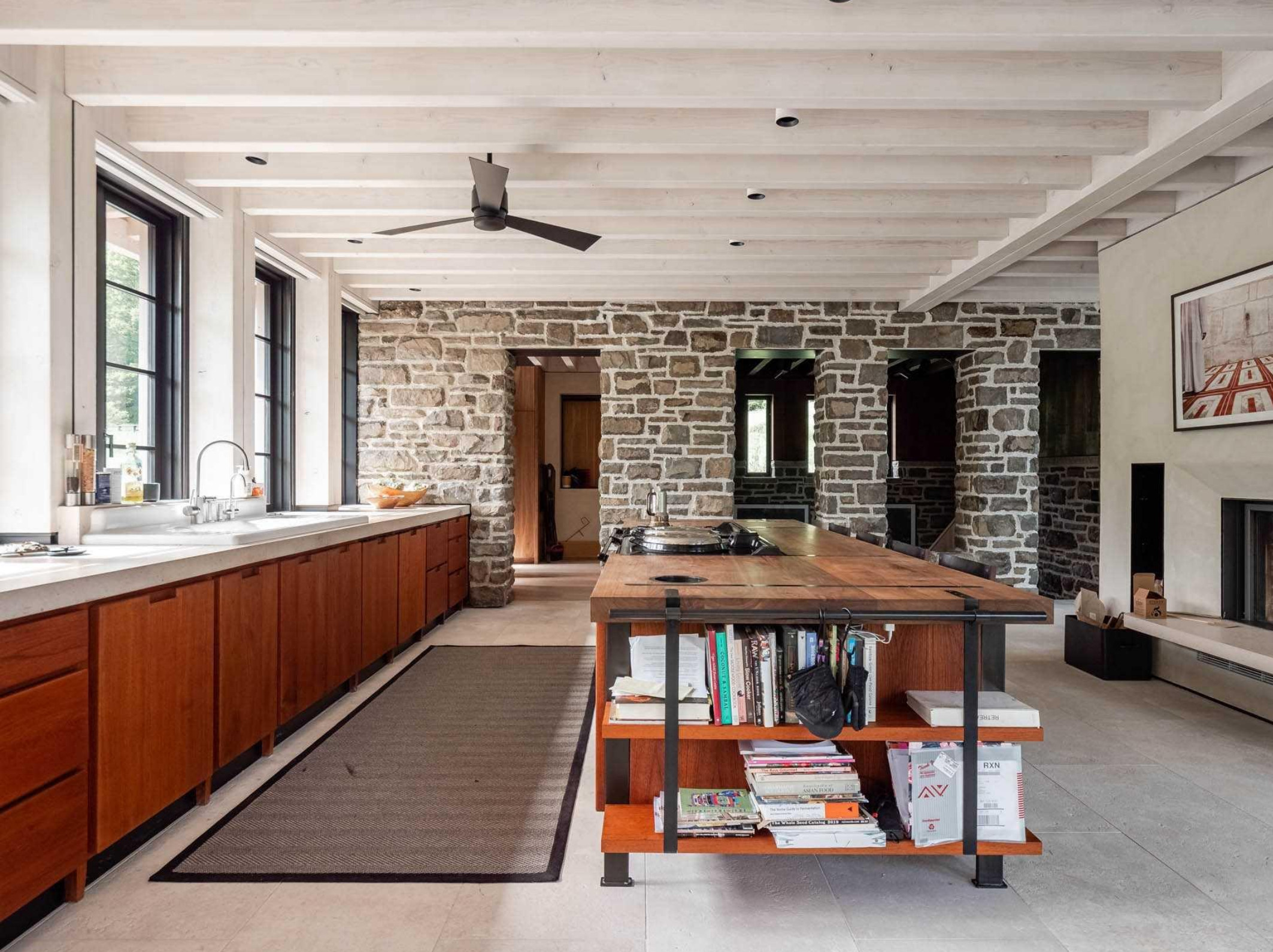 cuisine bois type industrielle