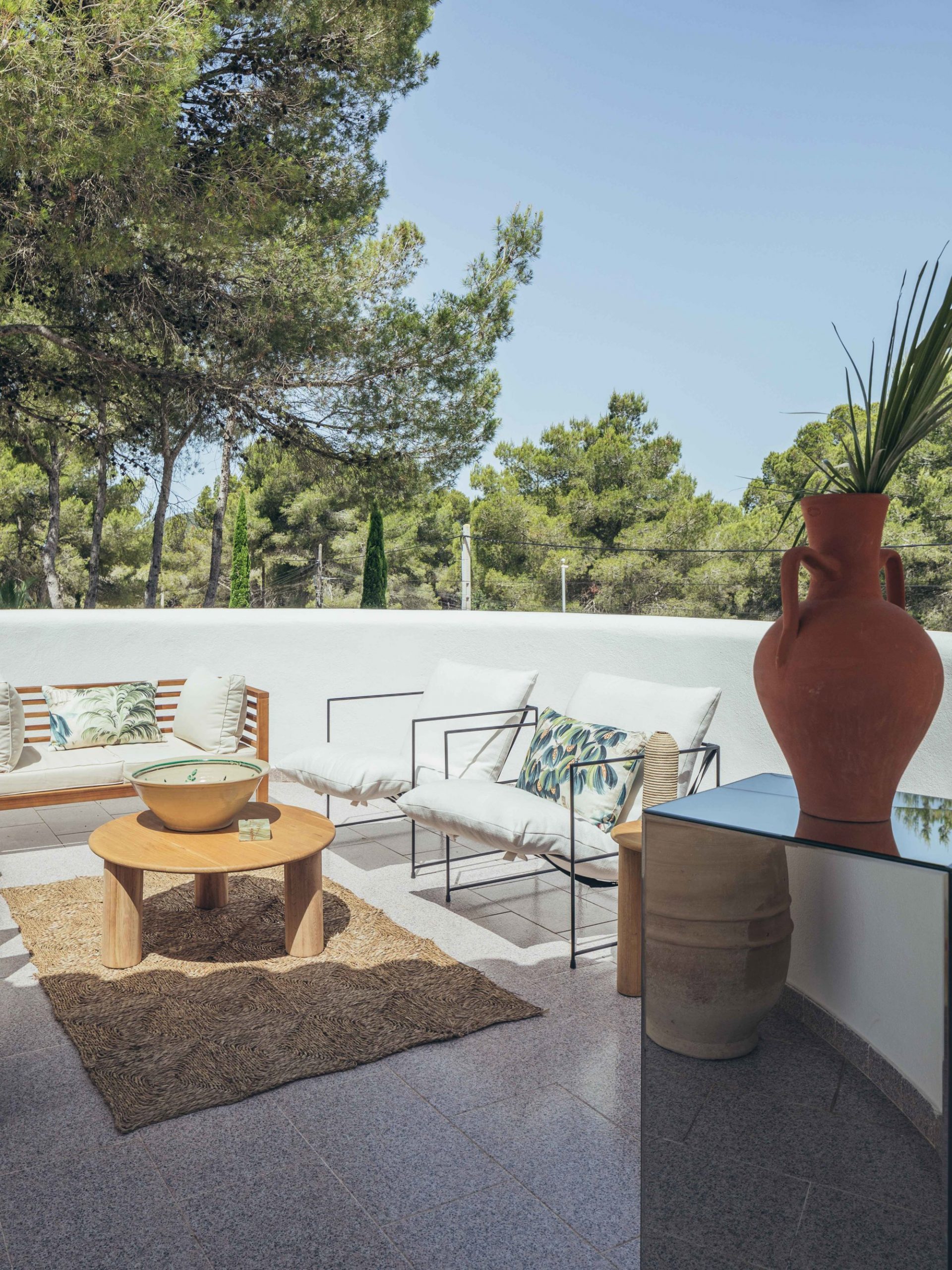 terrasse appartement décoration naturelle