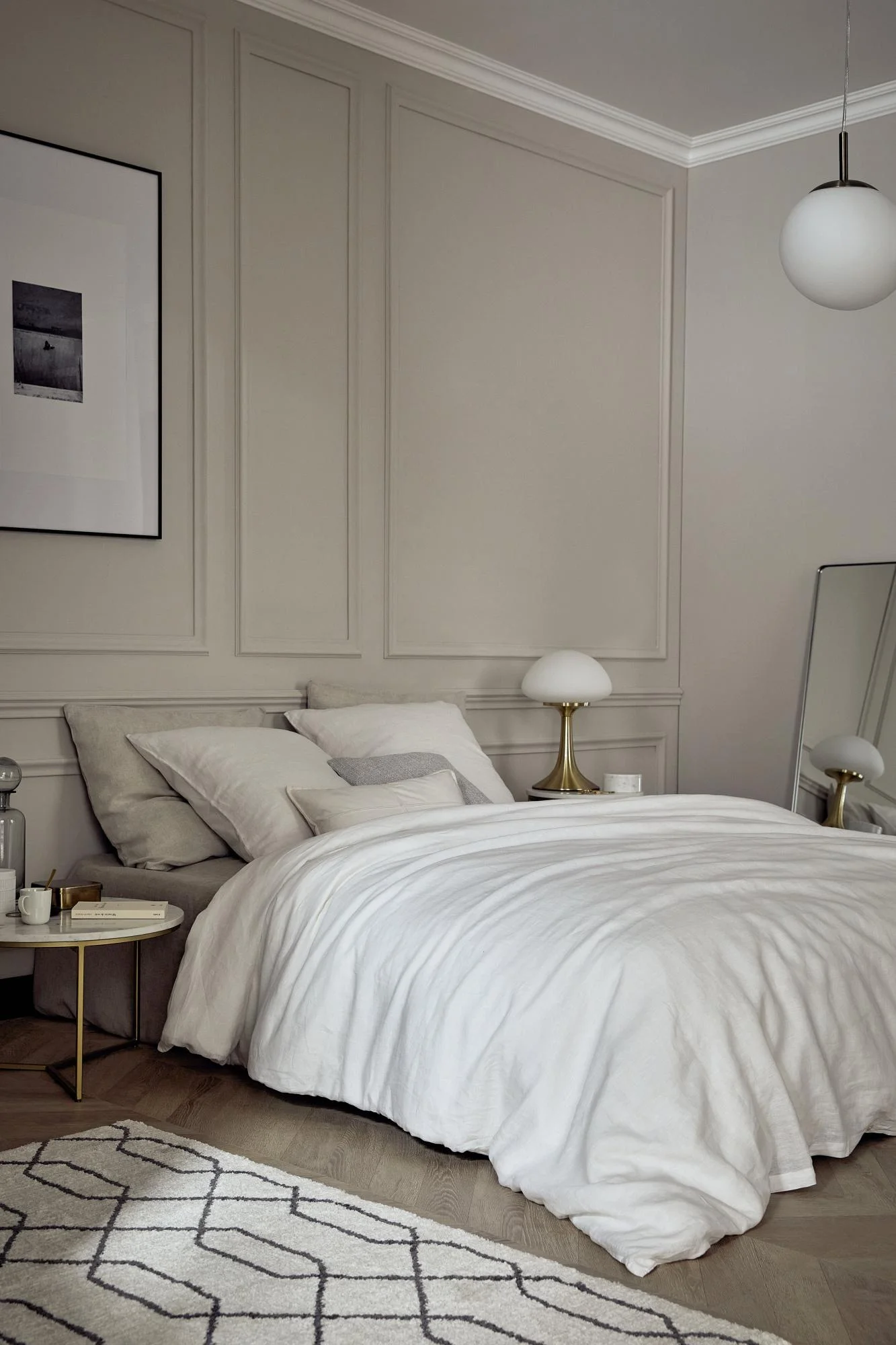 chambre décoration classique chic "quiet luxury" leroy merlin