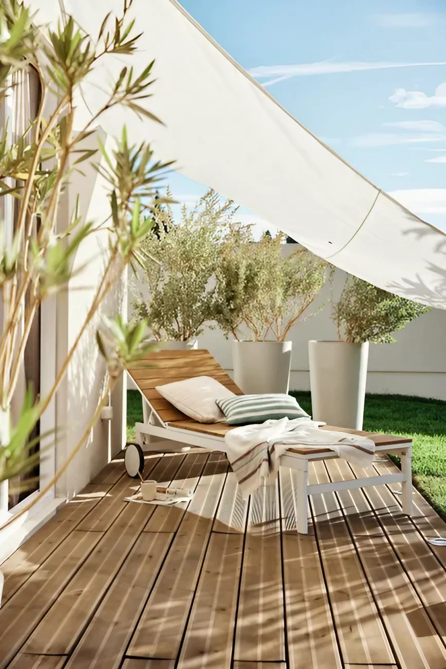 terrasse avec voile d terrasse avec voile d'ombrage