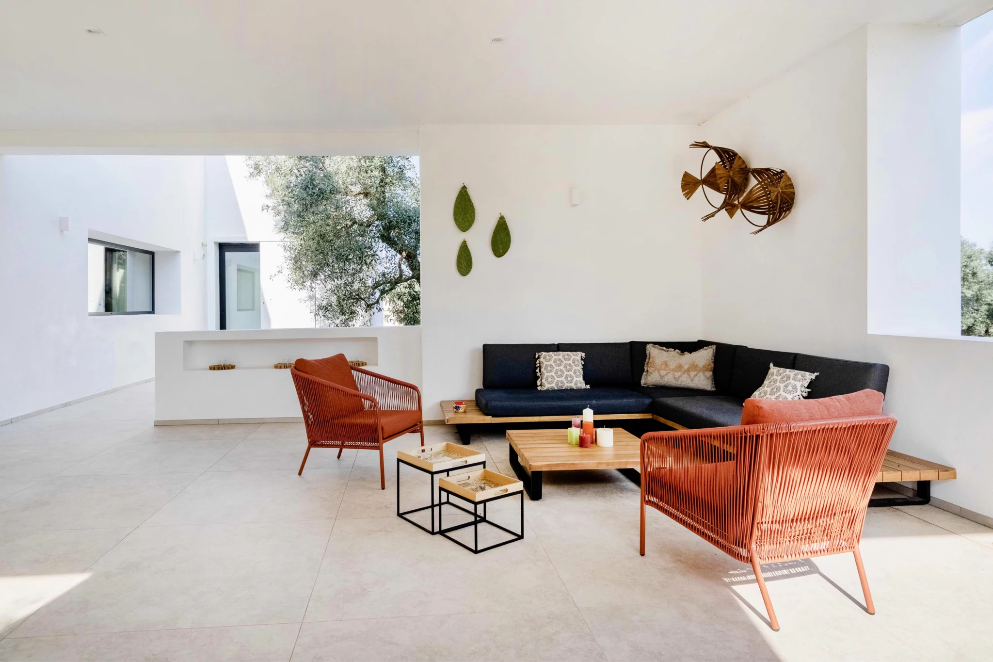 terrasse maison Pouilles décoration contemporaine