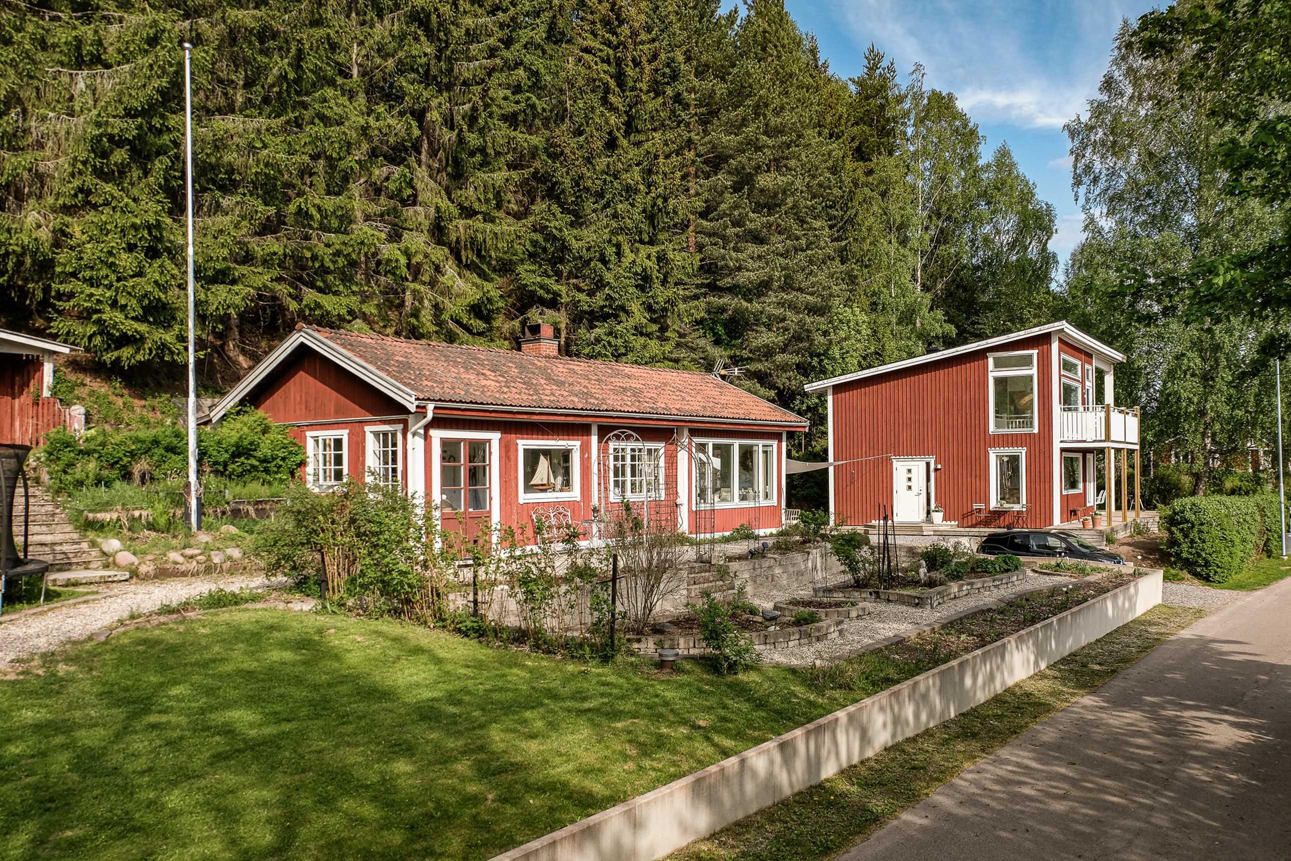 maison en bois rouge Suède maison en bois rouge Suède