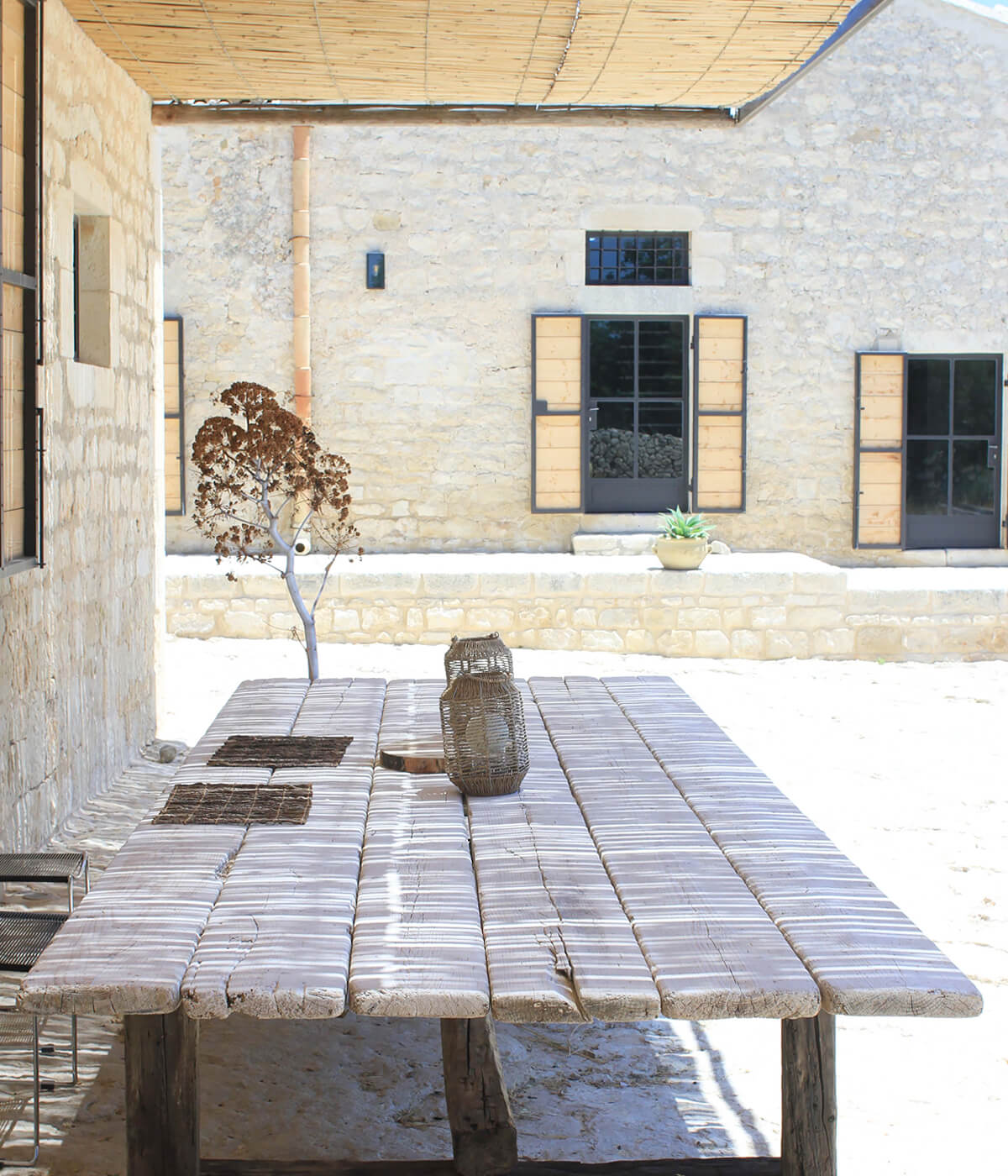 terrasse avec pergola et cannisses terrasse avec pergola et cannisses