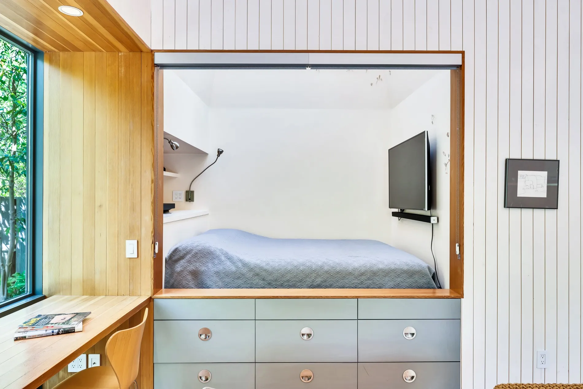chambre alcôve petite maison en bois 54m2 chambre alcôve petite maison en bois 54m2