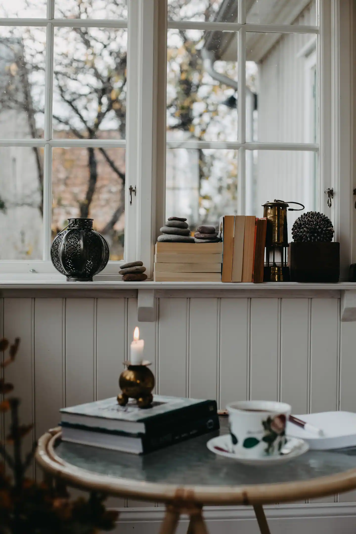 véranda décoration rustique chic