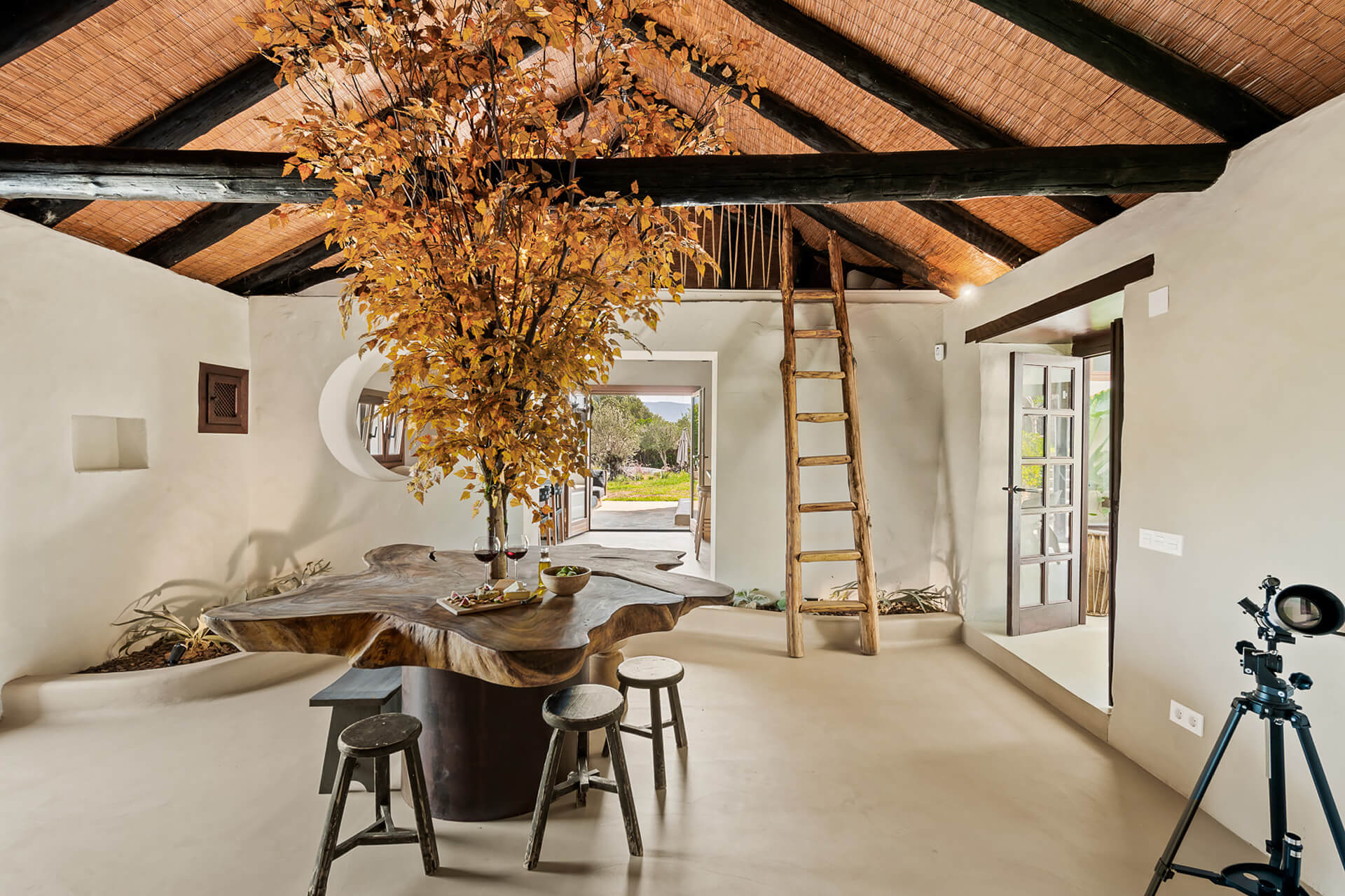 salle à manger ferme rénovée