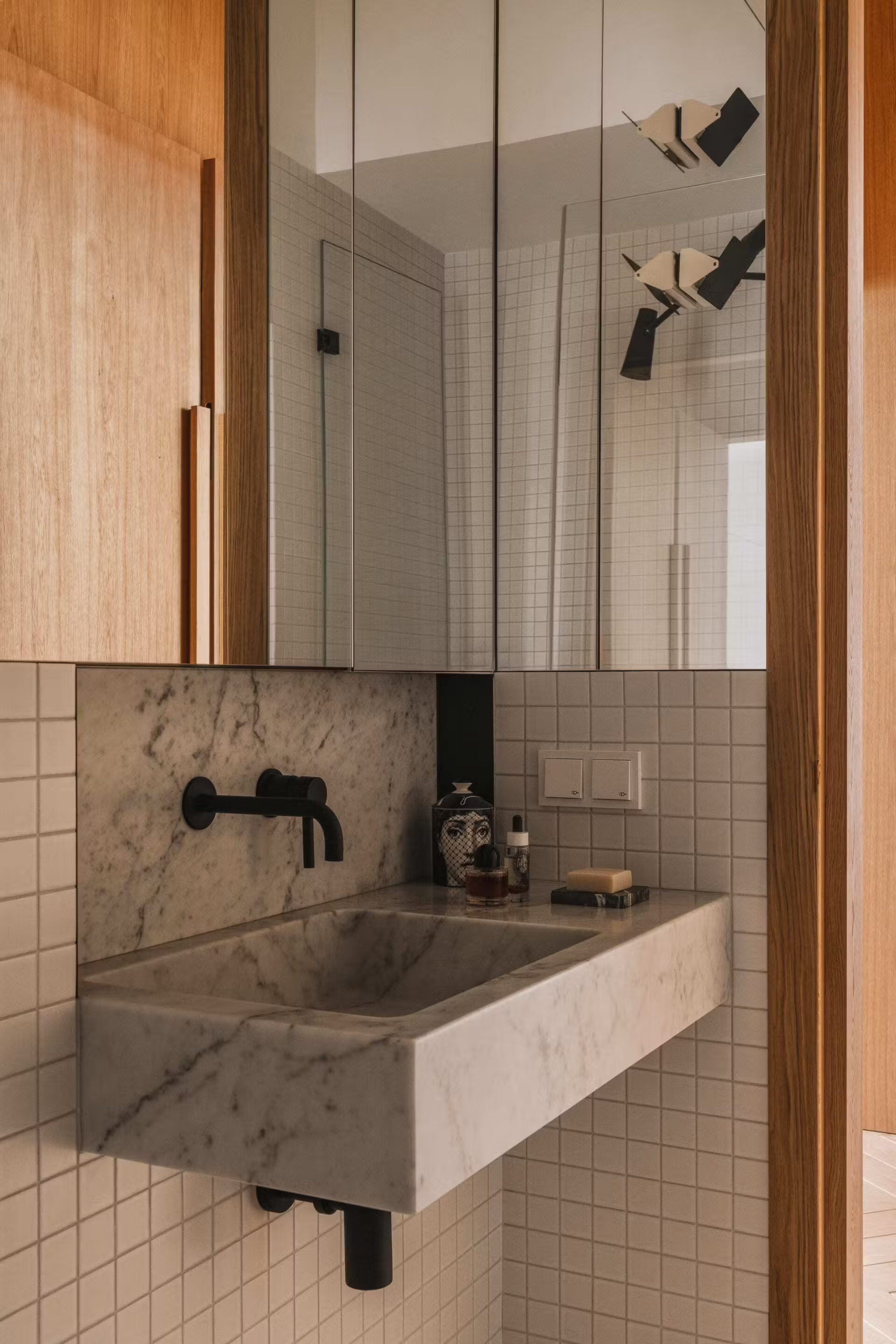 salle de bain bois et marbre salle de bain bois et marbre