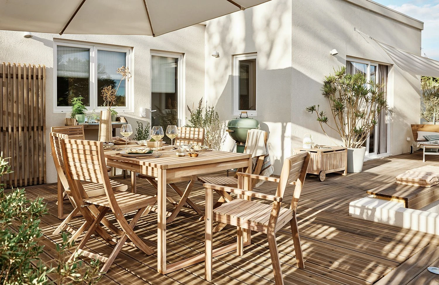 salle à manger bois sur terrasse en bois Leroy Merlin salle à manger bois sur terrasse en bois Leroy Merlin