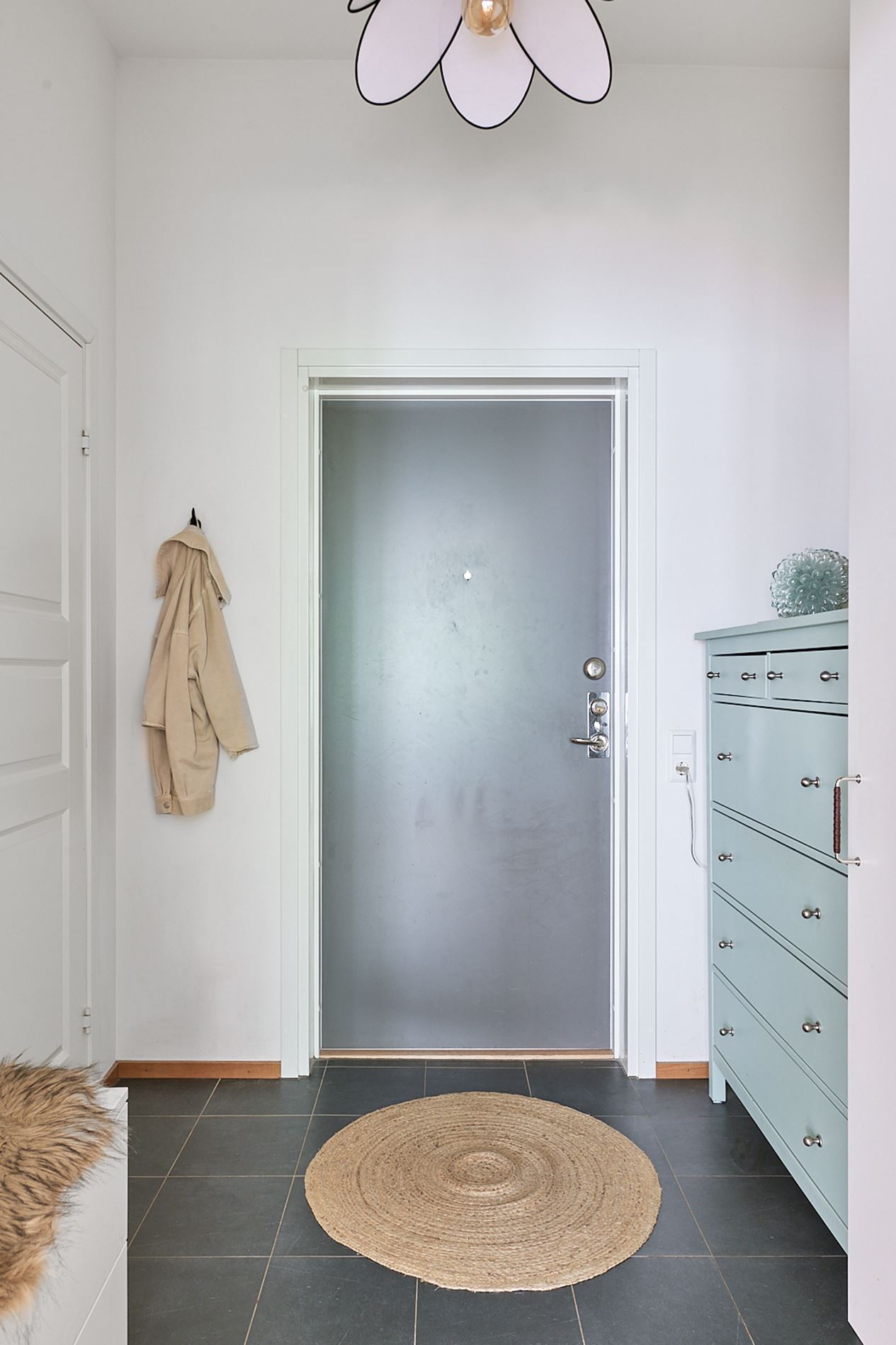 entrée décoration scandinave