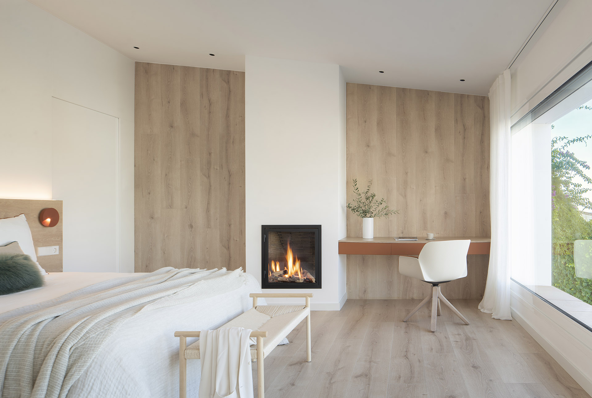 chambre avec cheminée décoration design maison contemporaine chambre avec cheminée décoration design maison contemporaine