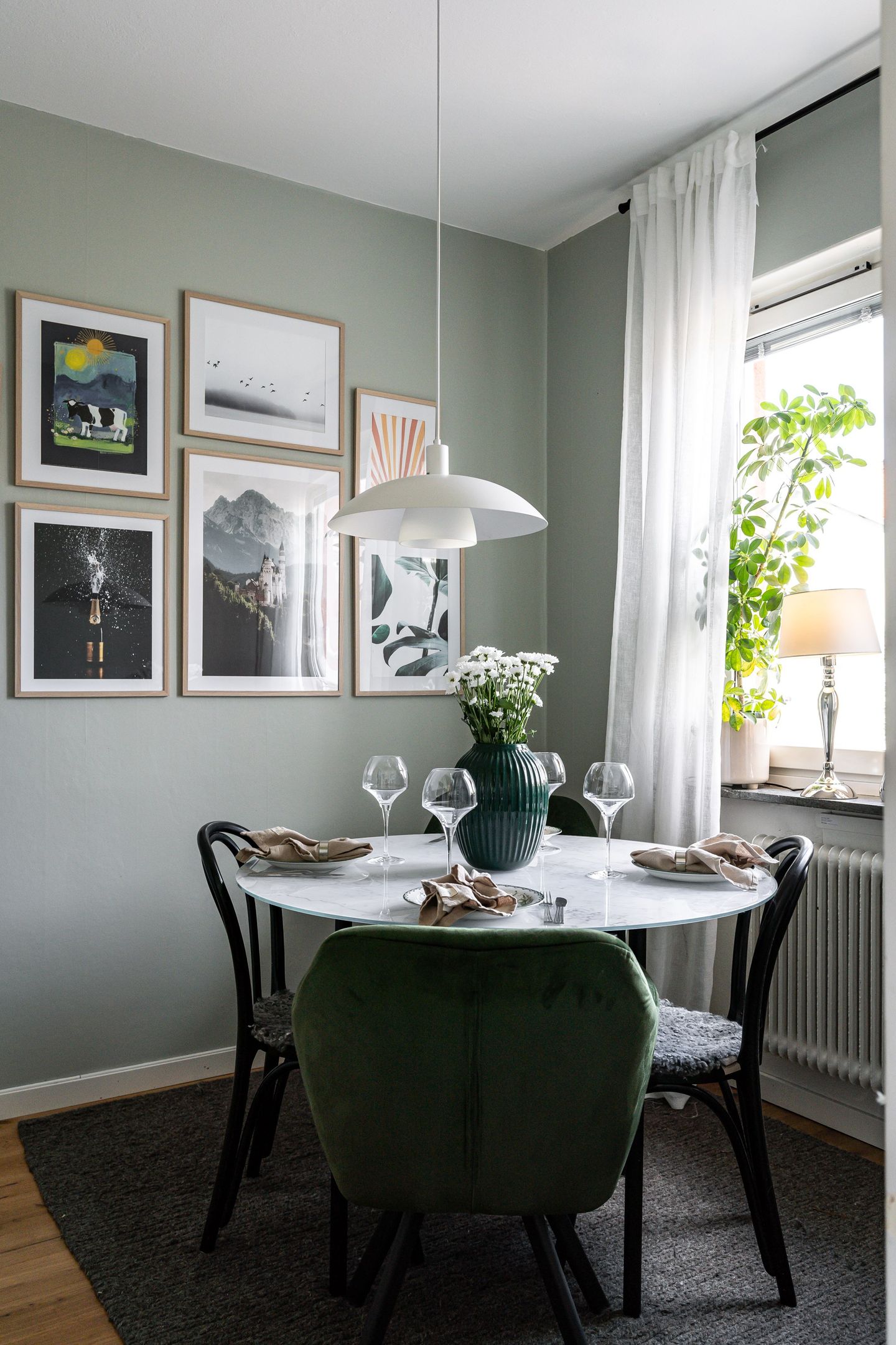 salle à manger verte décoration scandinave salle à manger verte décoration scandinave