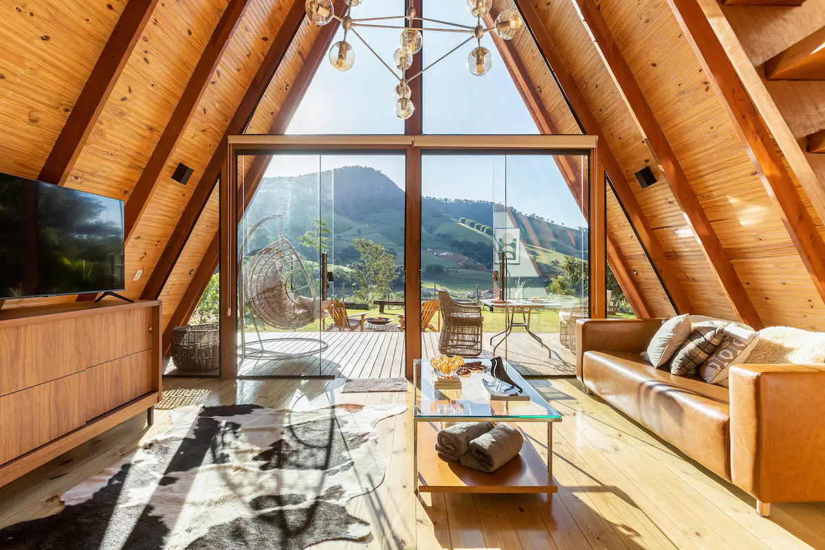 salon maison A-Frame salon maison A-Frame
