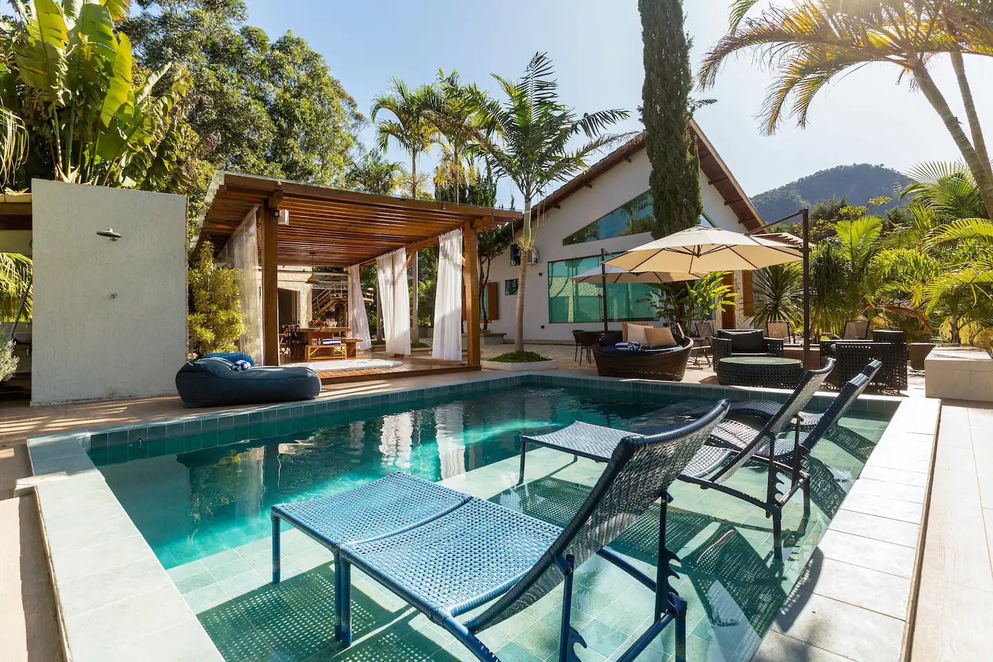 jardin avec piscine jardin avec piscine