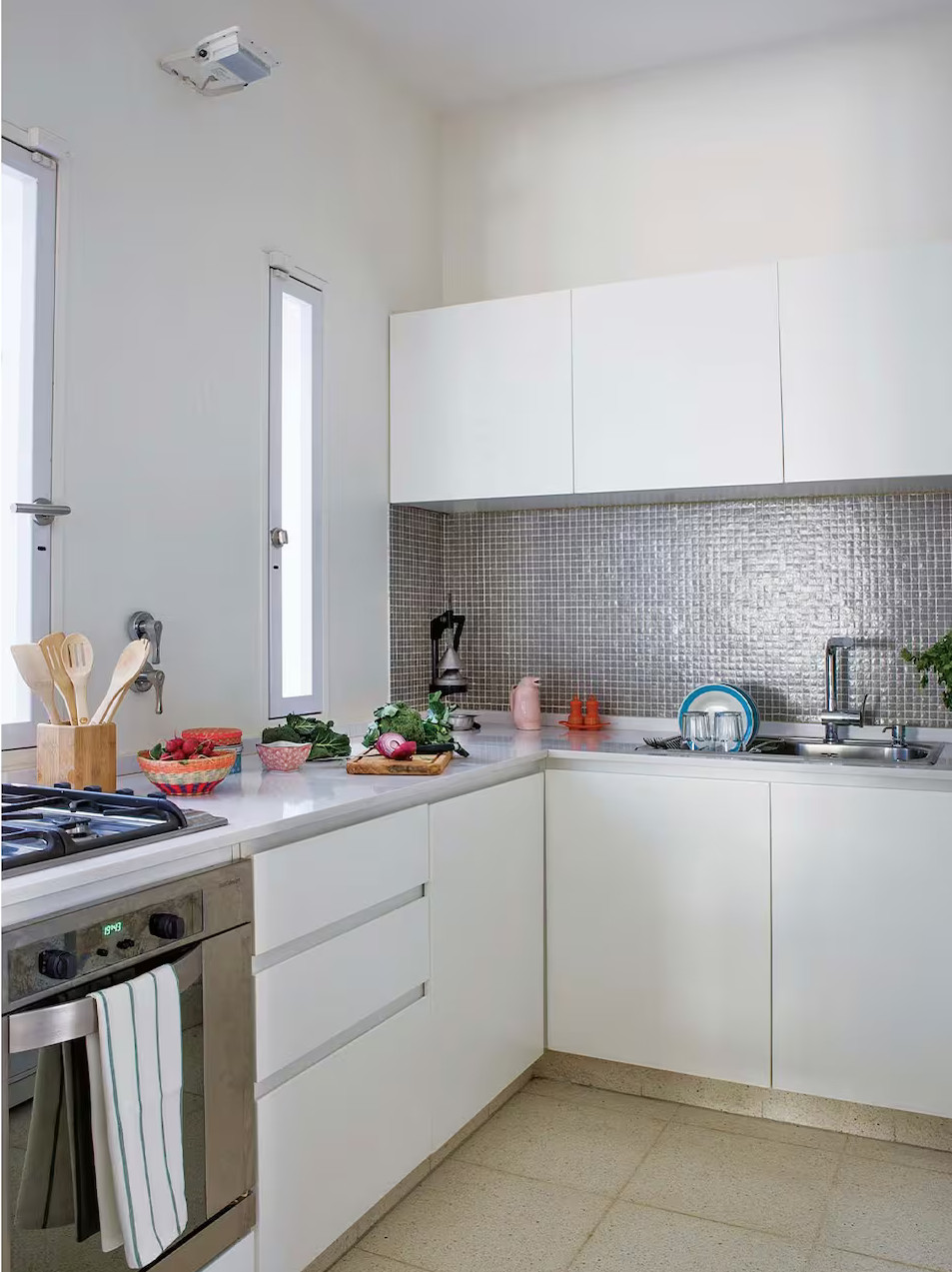 cuisine design blanche