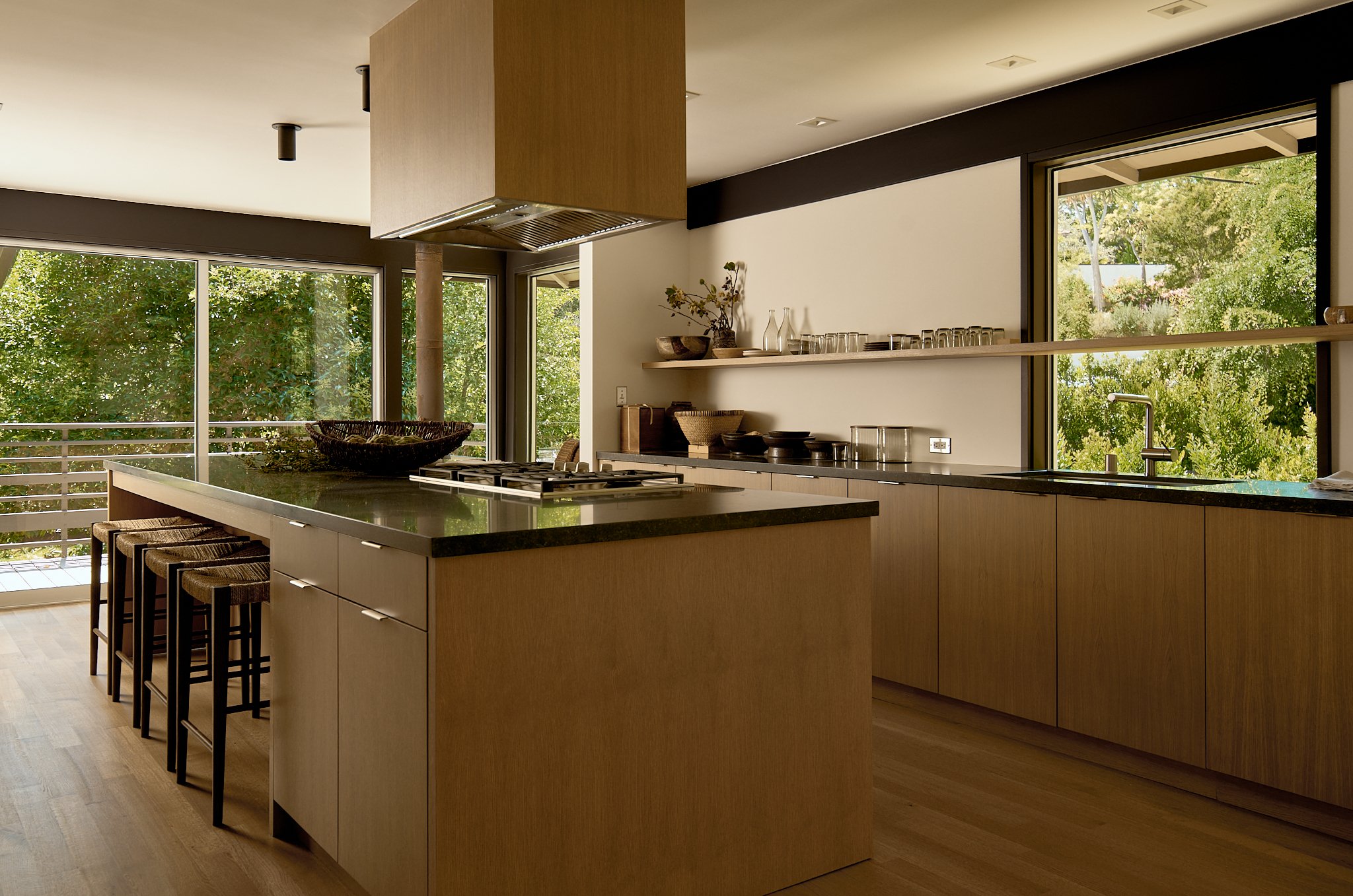cuisine bois maison contemporaine cuisine bois maison contemporaine