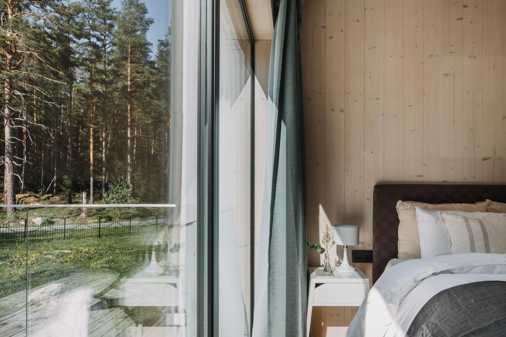 chambre avec baie vitrée maison en bois chambre avec baie vitrée maison en bois