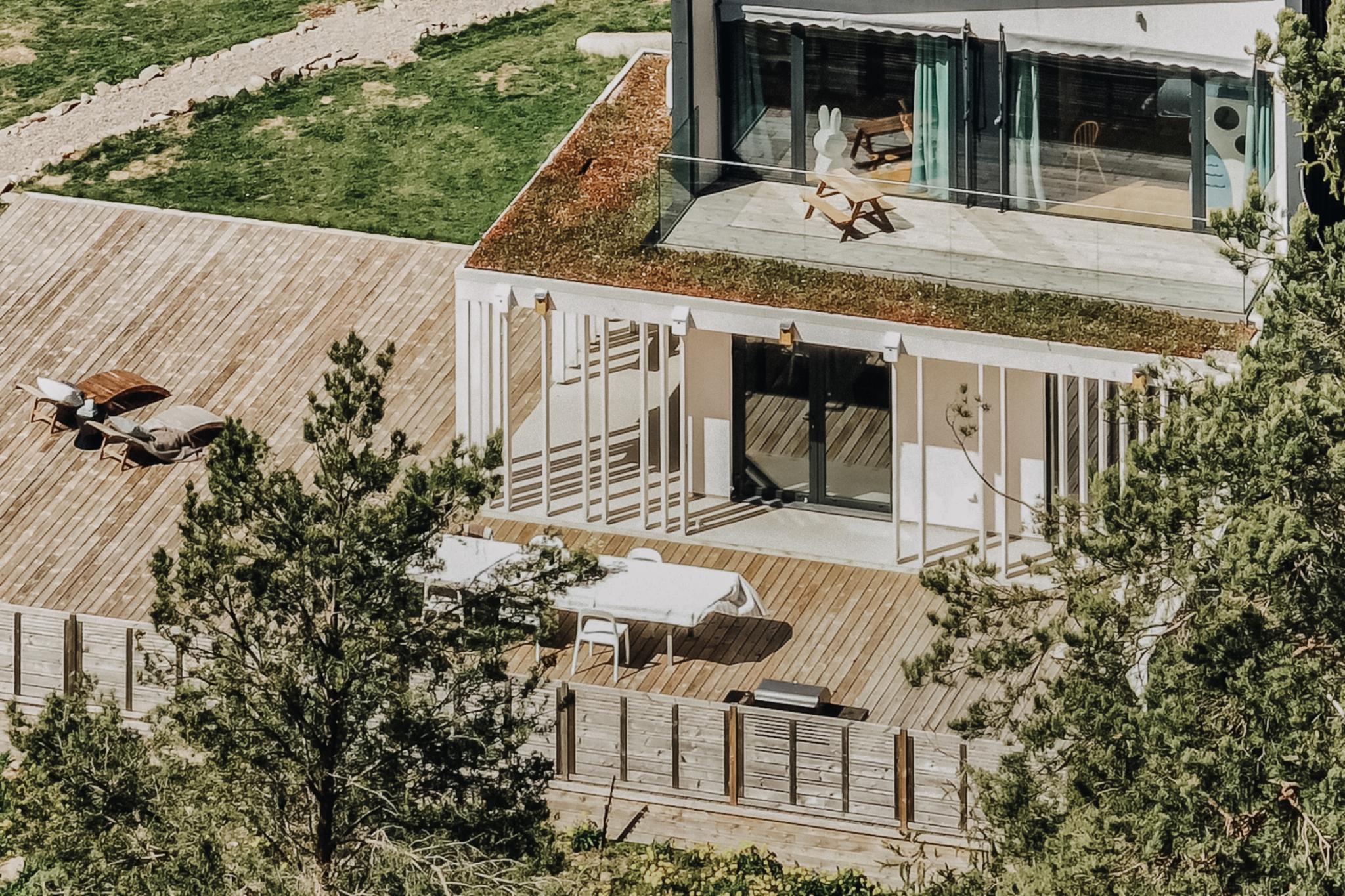 maison d maison d'architecte avec terrasse bois