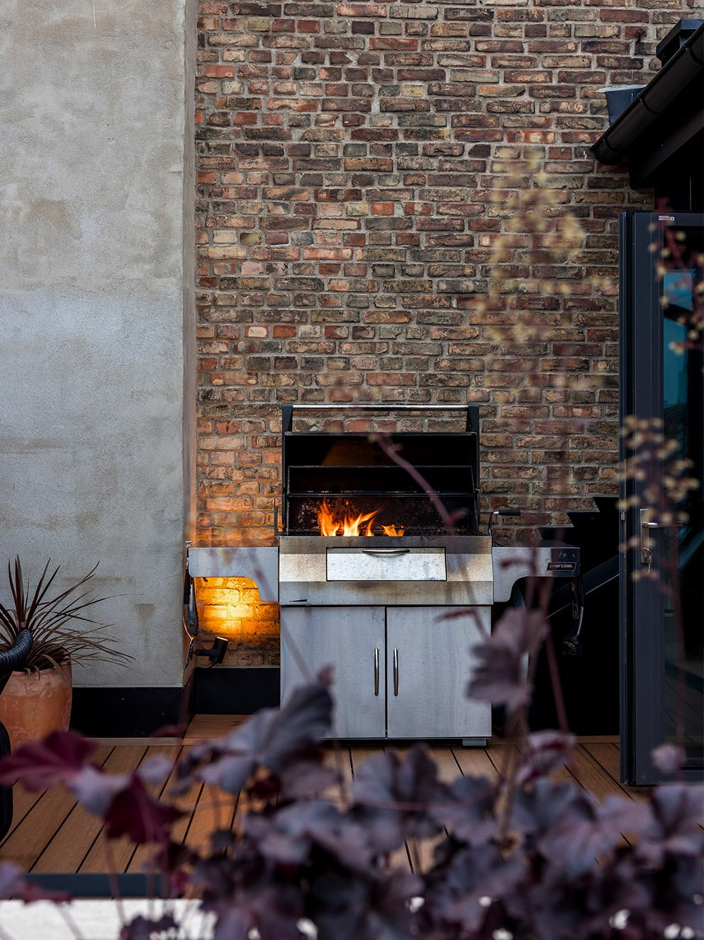 barbecue sur terrasse