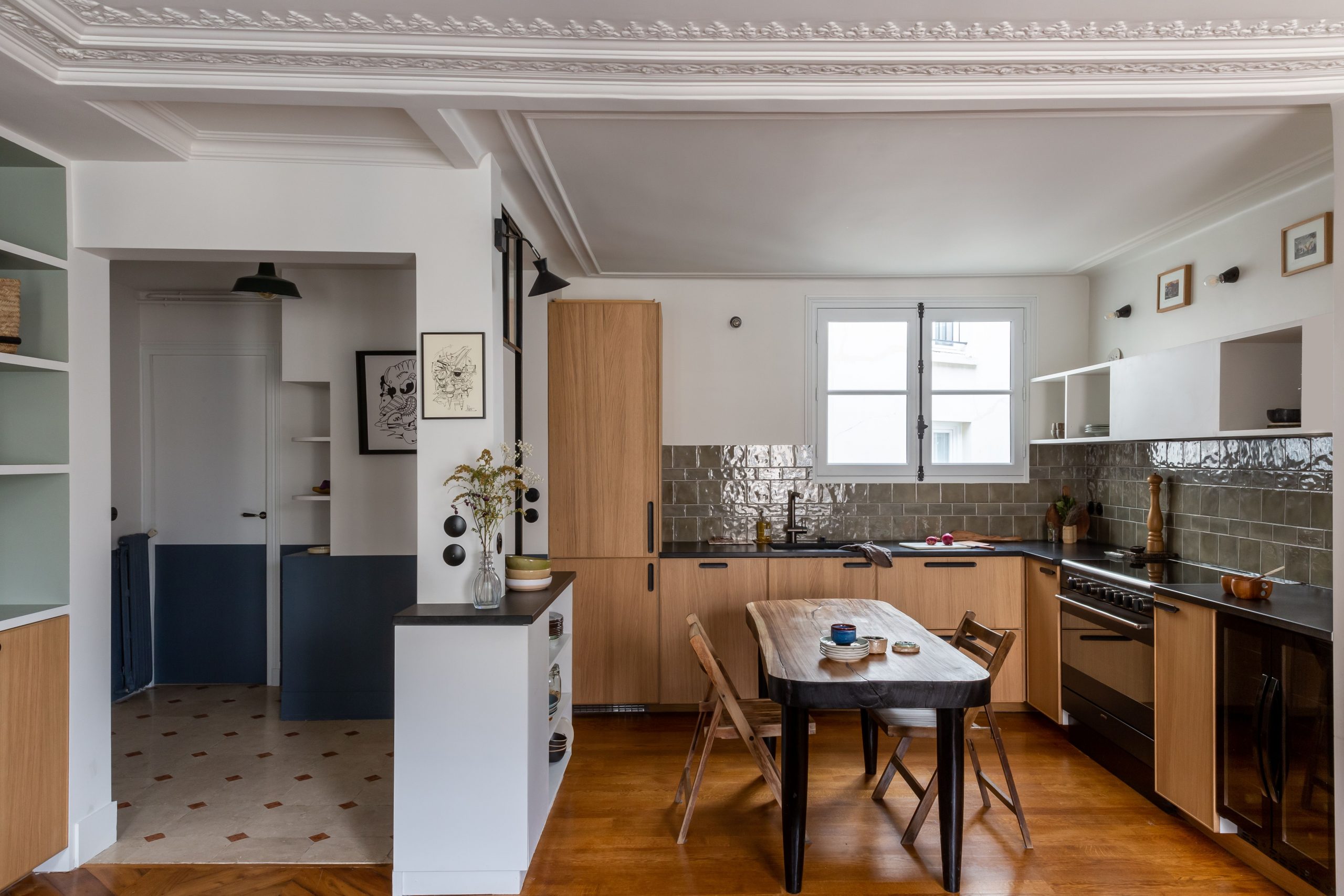 cuisine ouverte appartement Paris