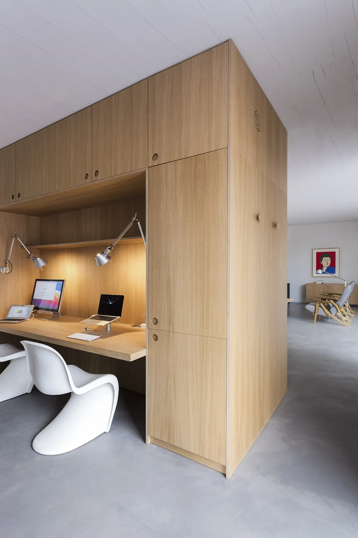 espace bureau mobilier IKEA personnalisé par CUBRO