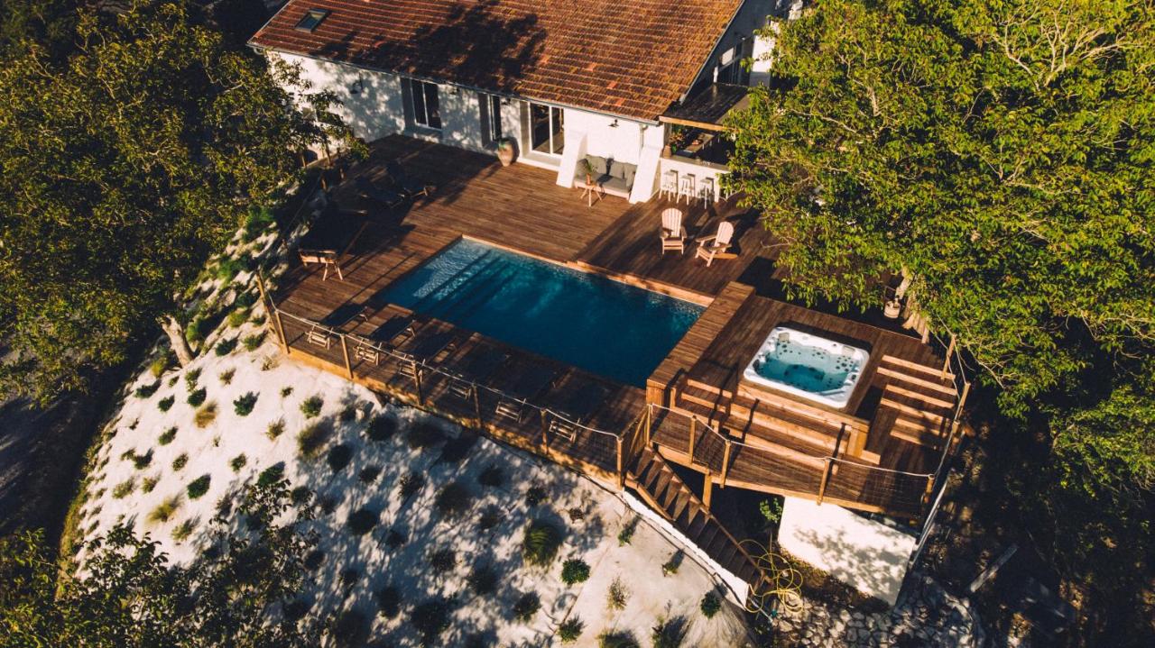 terrasse en bois avec piscine et spa terrasse en bois avec piscine et spa