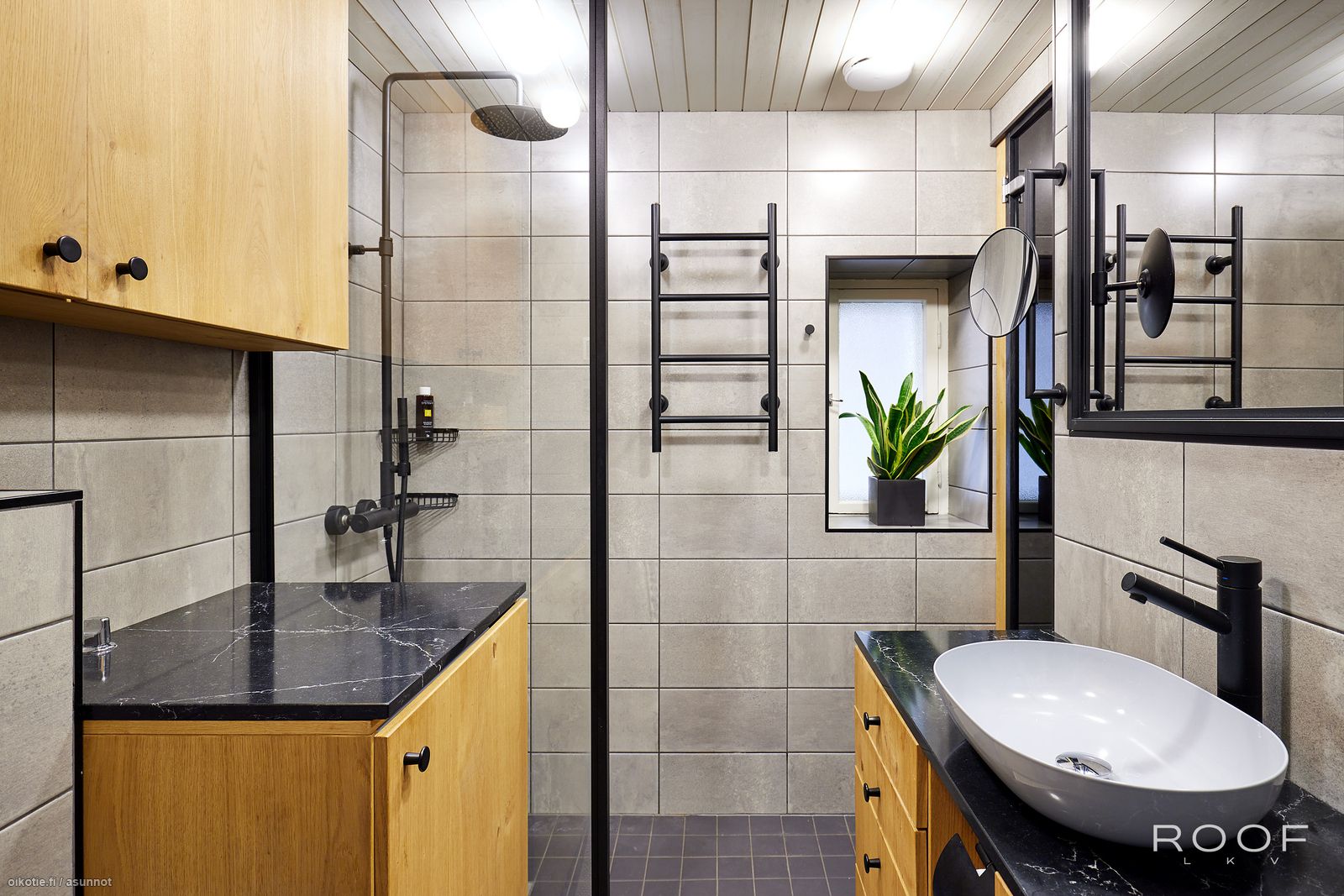 salle de bain bois et marbre noir salle de bain bois et marbre noir