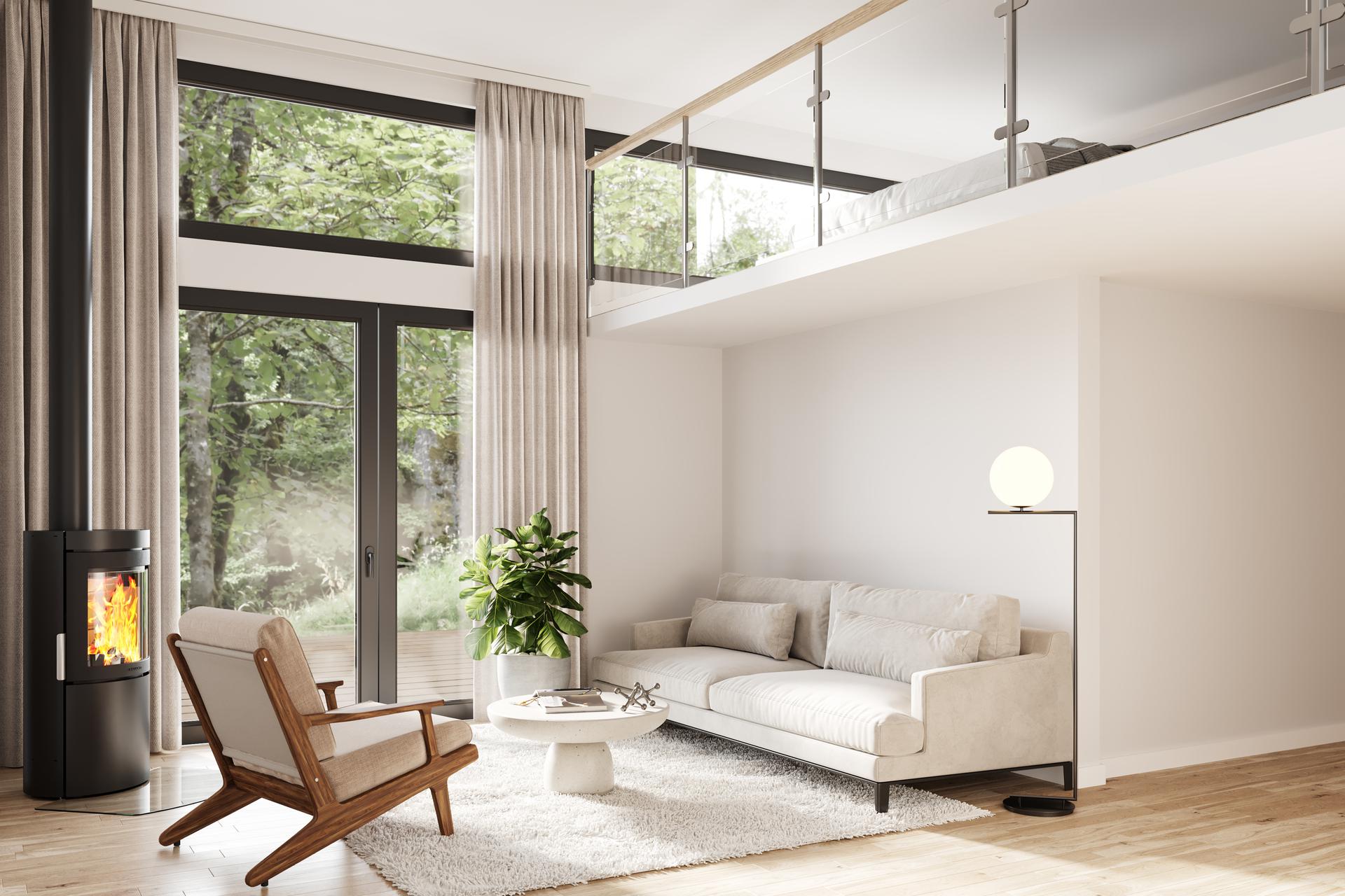 salon avec mezzanine mini maison 37m2 salon avec mezzanine mini maison 37m2