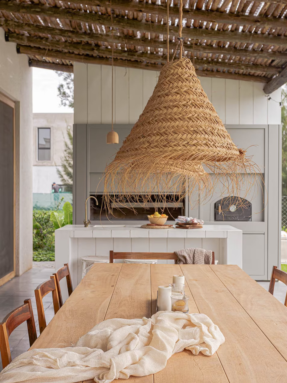 cuisine d cuisine d'été avec pergola
