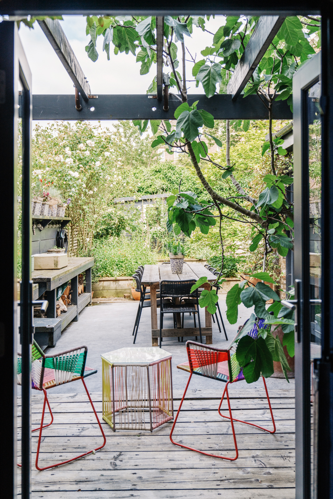 terrasse appartement avec jardin