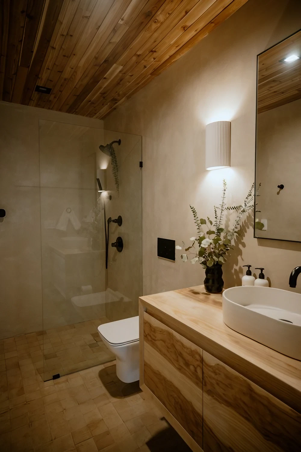 salle de bain maison en bois salle de bain maison en bois