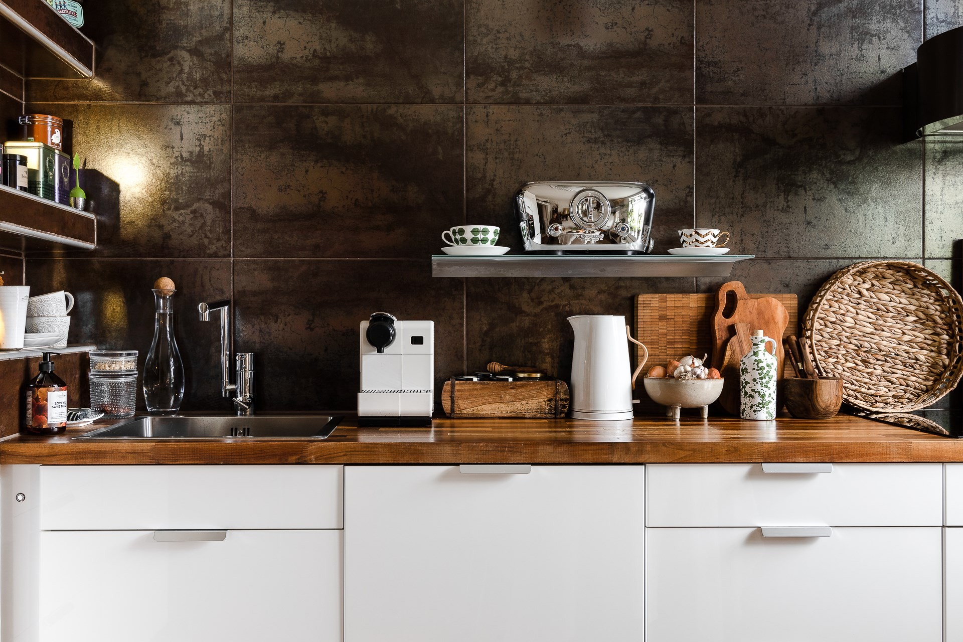 cuisine IKEA blanche et bois cuisine IKEA blanche et bois