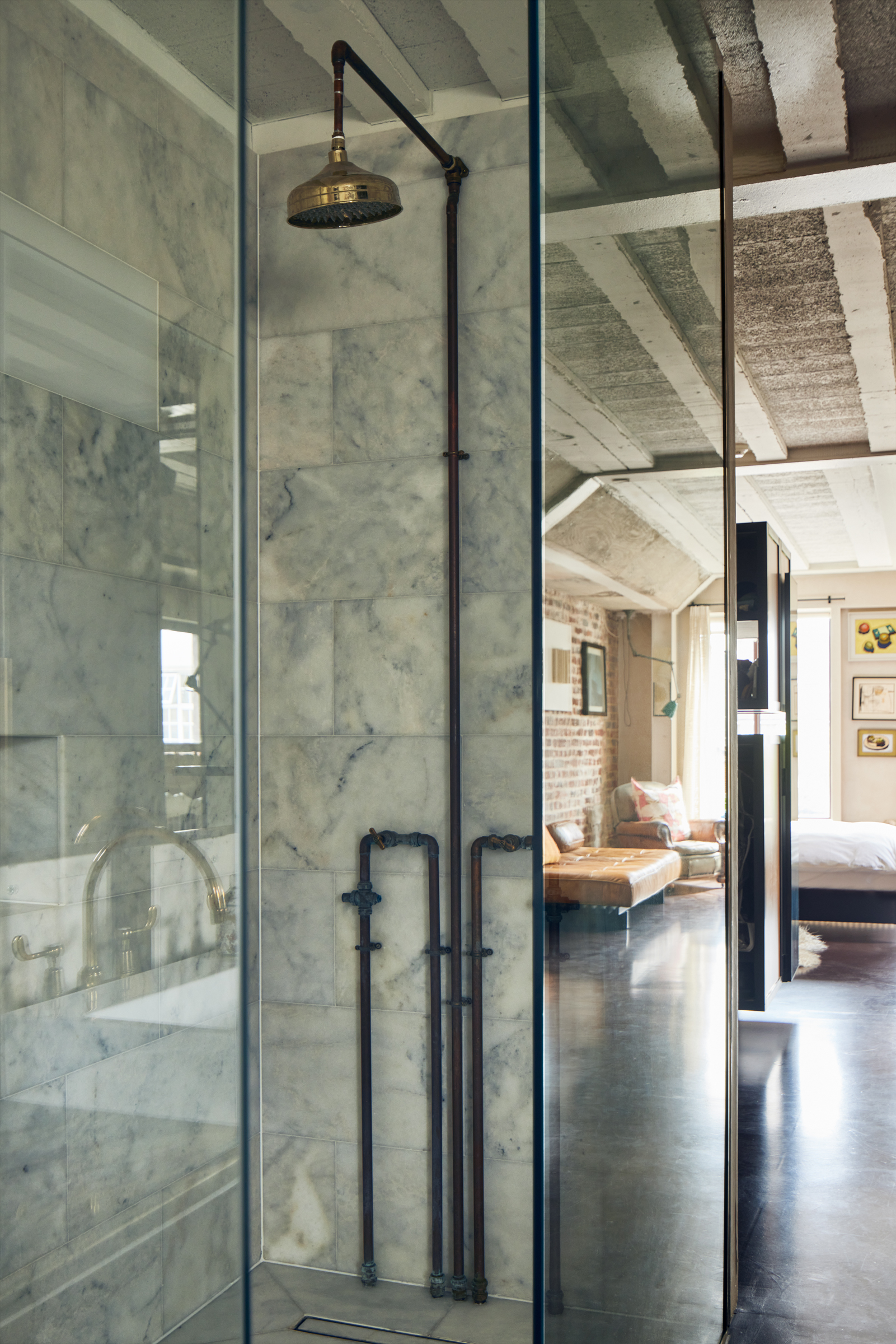 salle de bain marbre loft salle de bain marbre loft