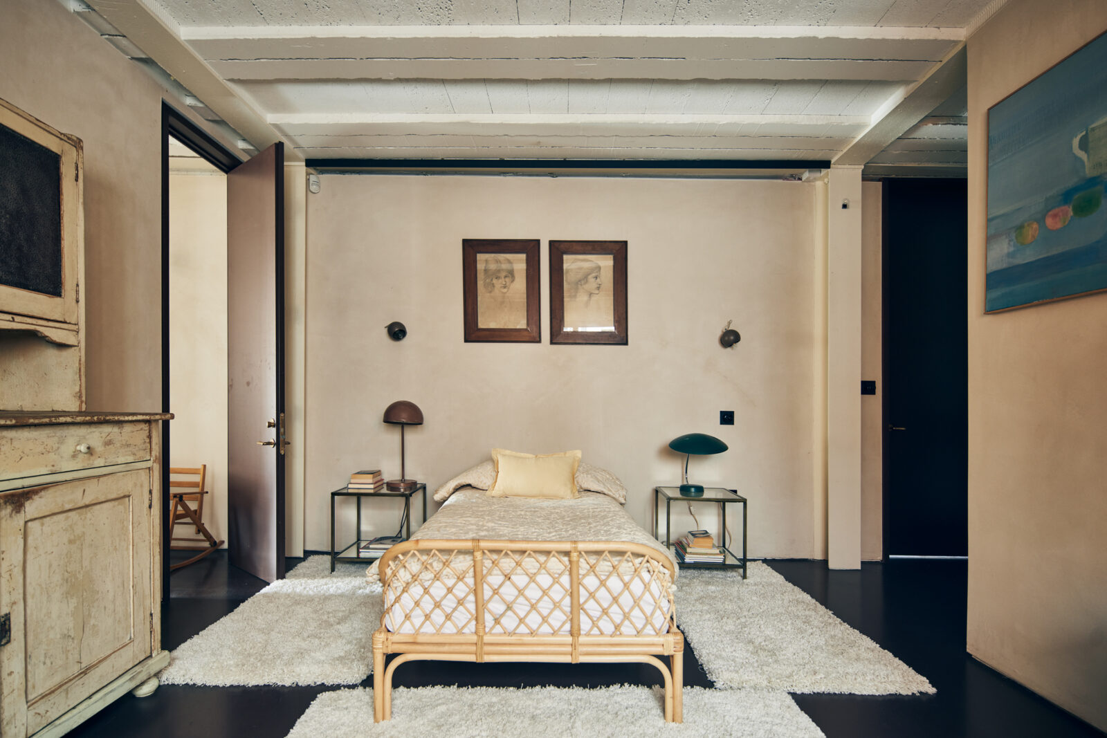 chambre lit en rotin vintage chambre lit en rotin vintage