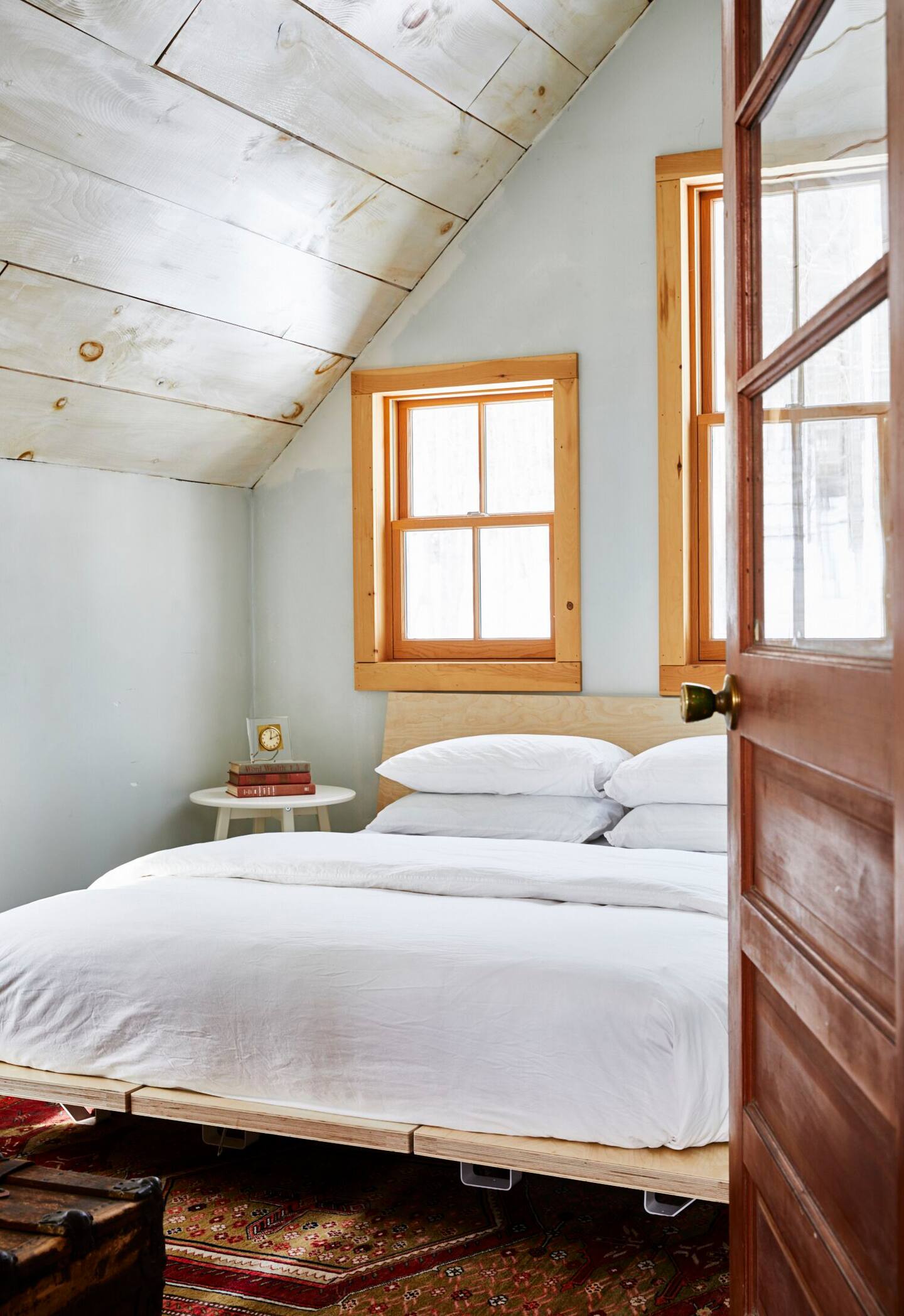 chambre mansardée maison rustique en bois
