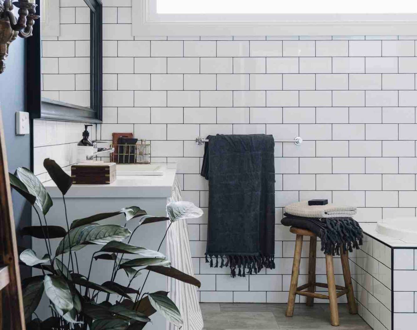 salle de bain carrelage blanc décoration rustique chic salle de bain carrelage blanc décoration rustique chic