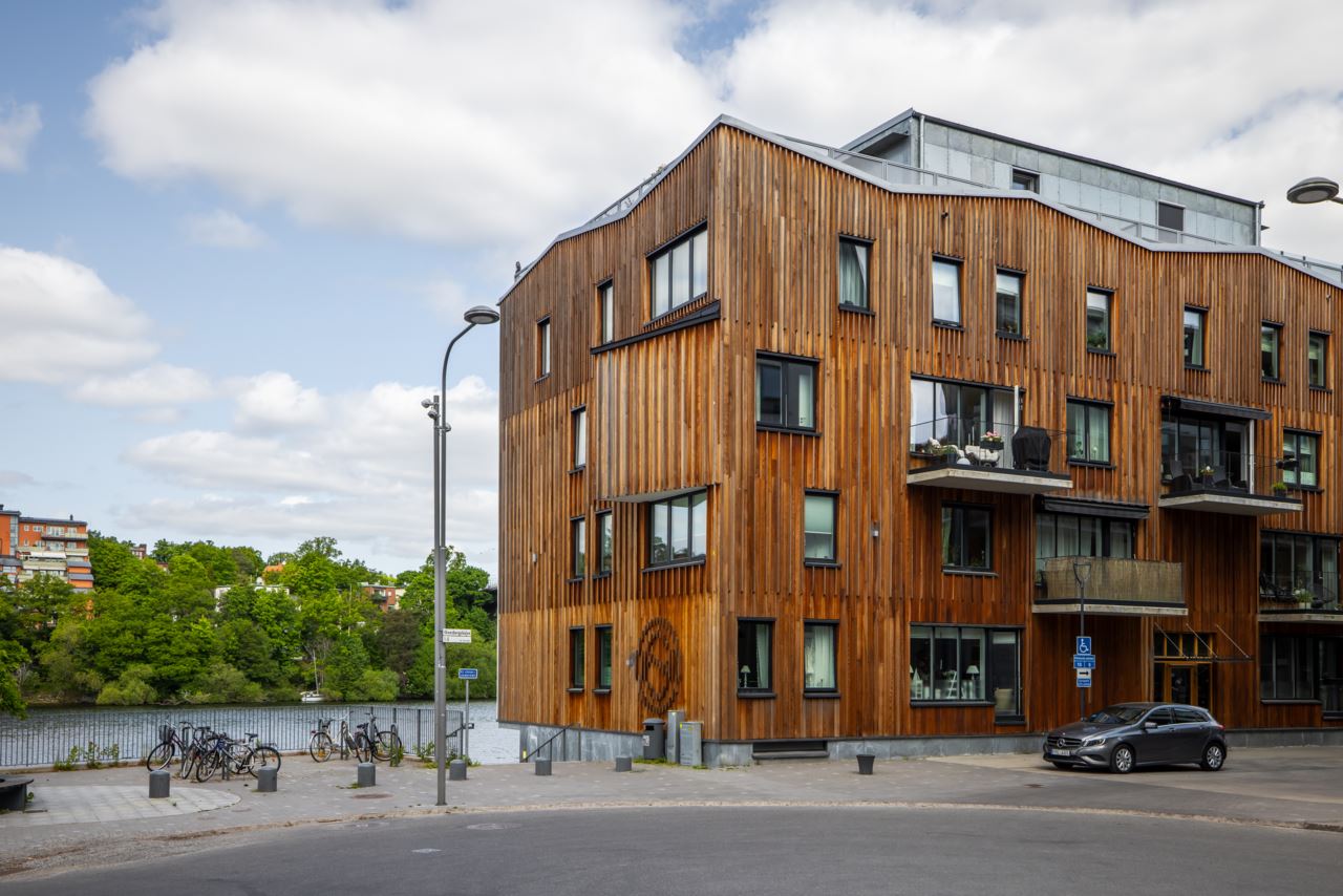 immeuble façade bois