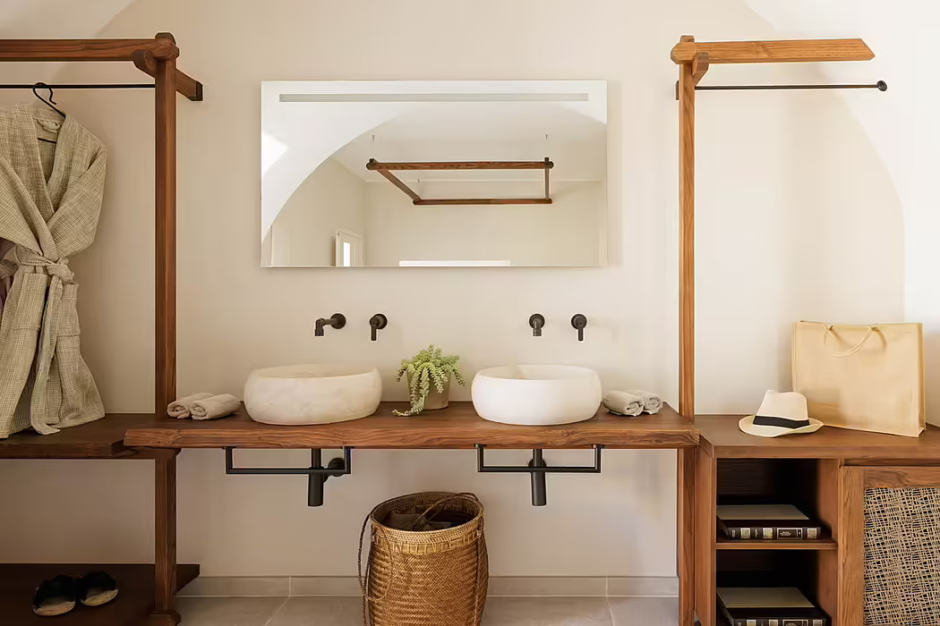 salle de bain bois